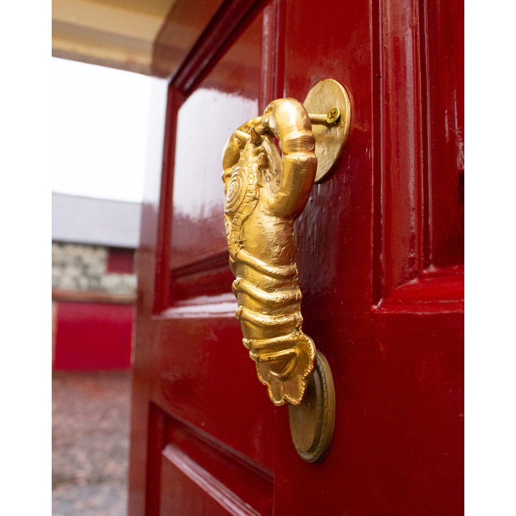 Ghanaian Ashanti Brass Door Knocker 'Lobster'