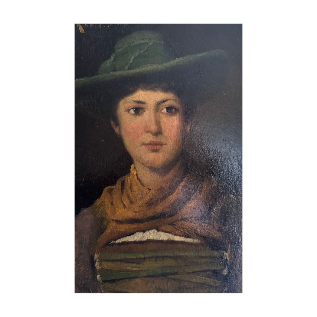 GIRL IN A GREEN HAT