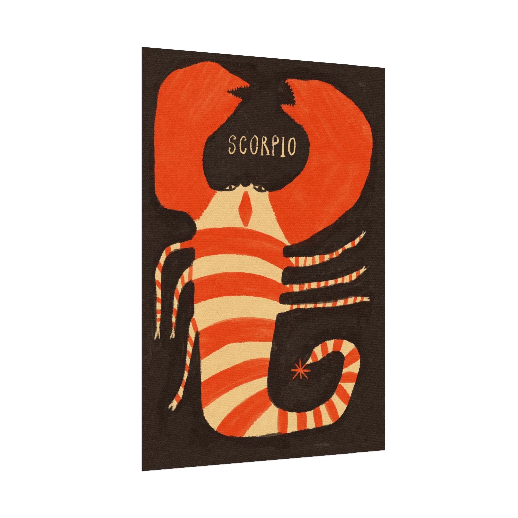Scorpio Zodiac Print
