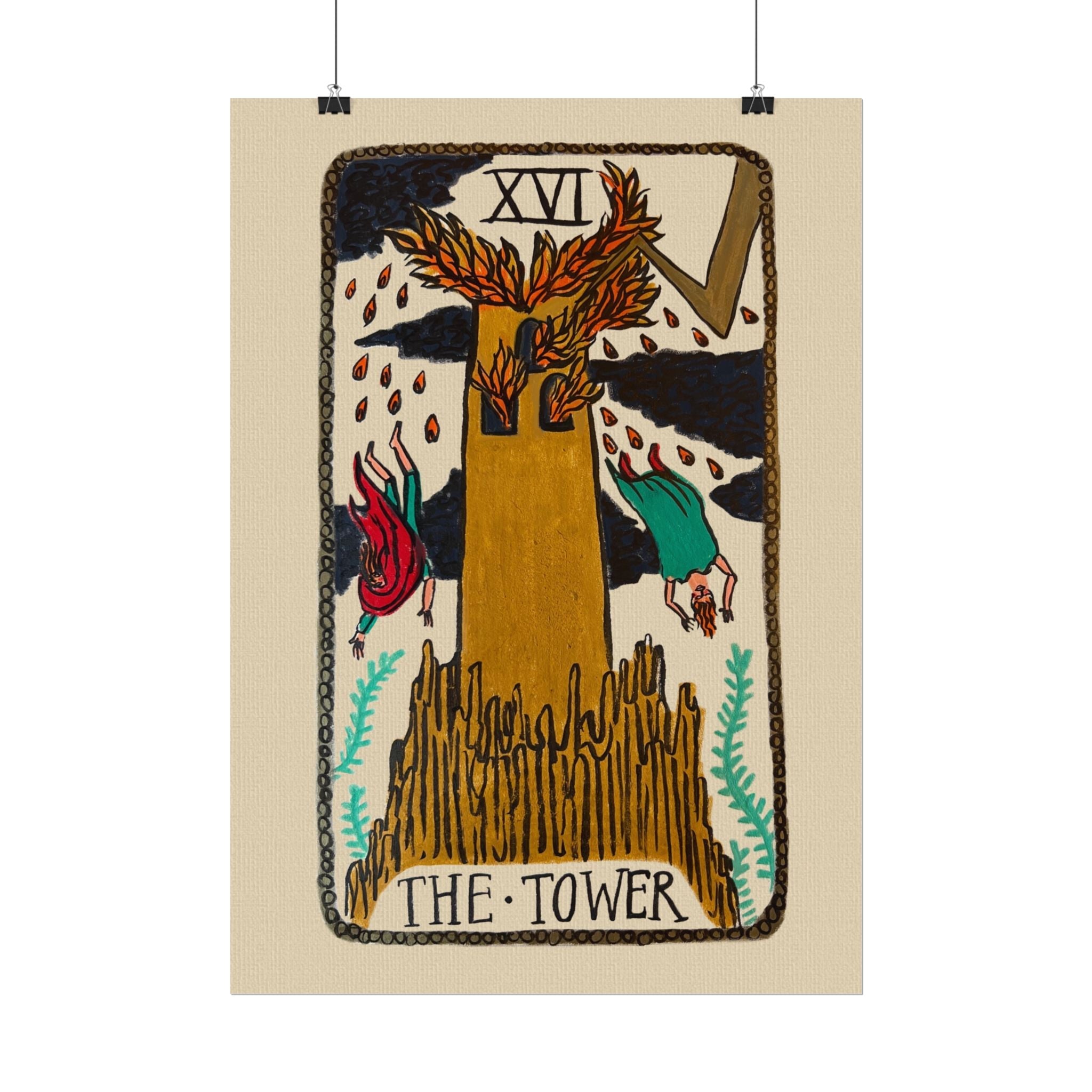 The Tower Tarot Print