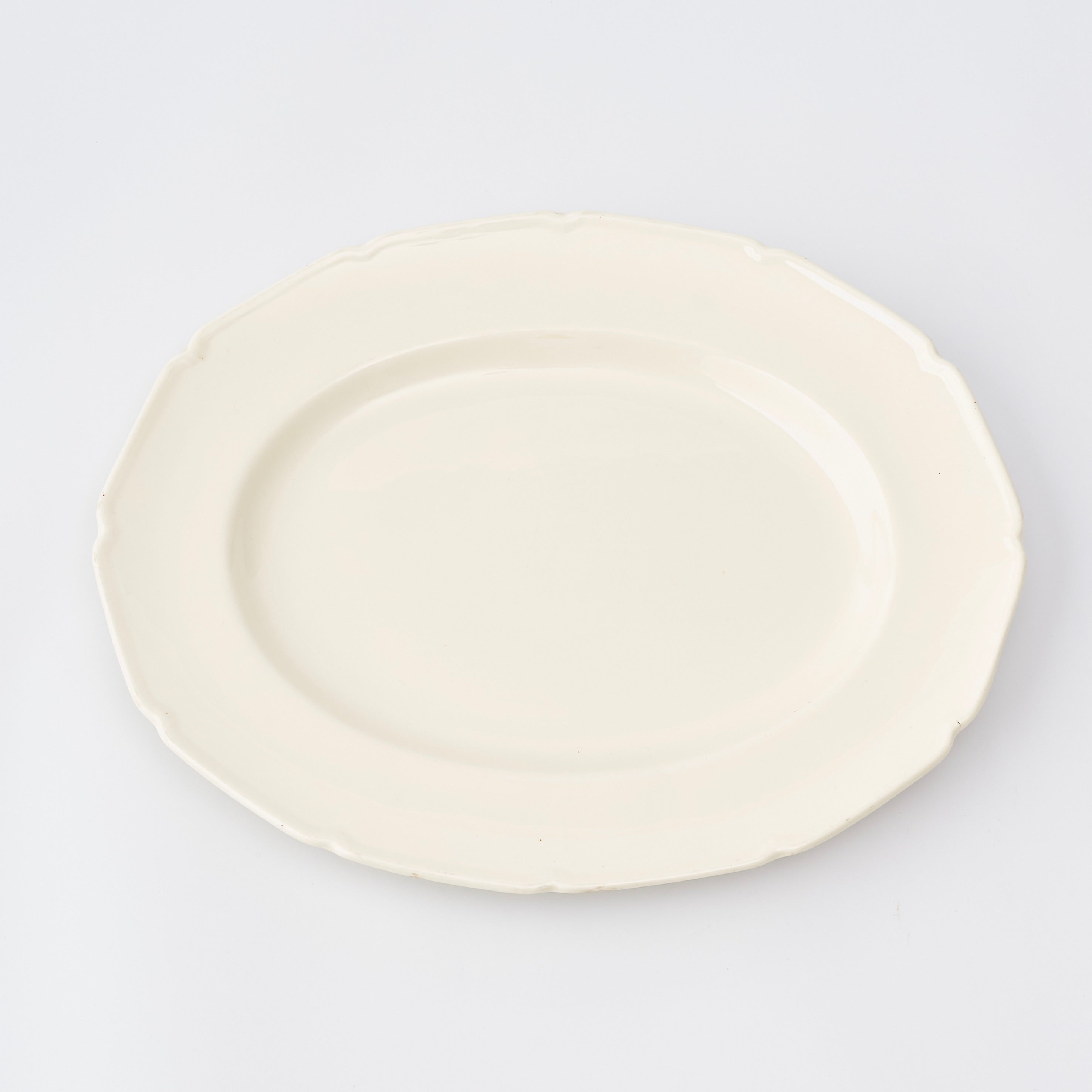 Vintage cream coloured serving platter