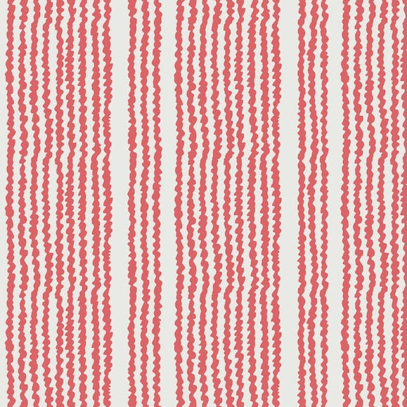 Ripple Stripe Wallpaper | Coral