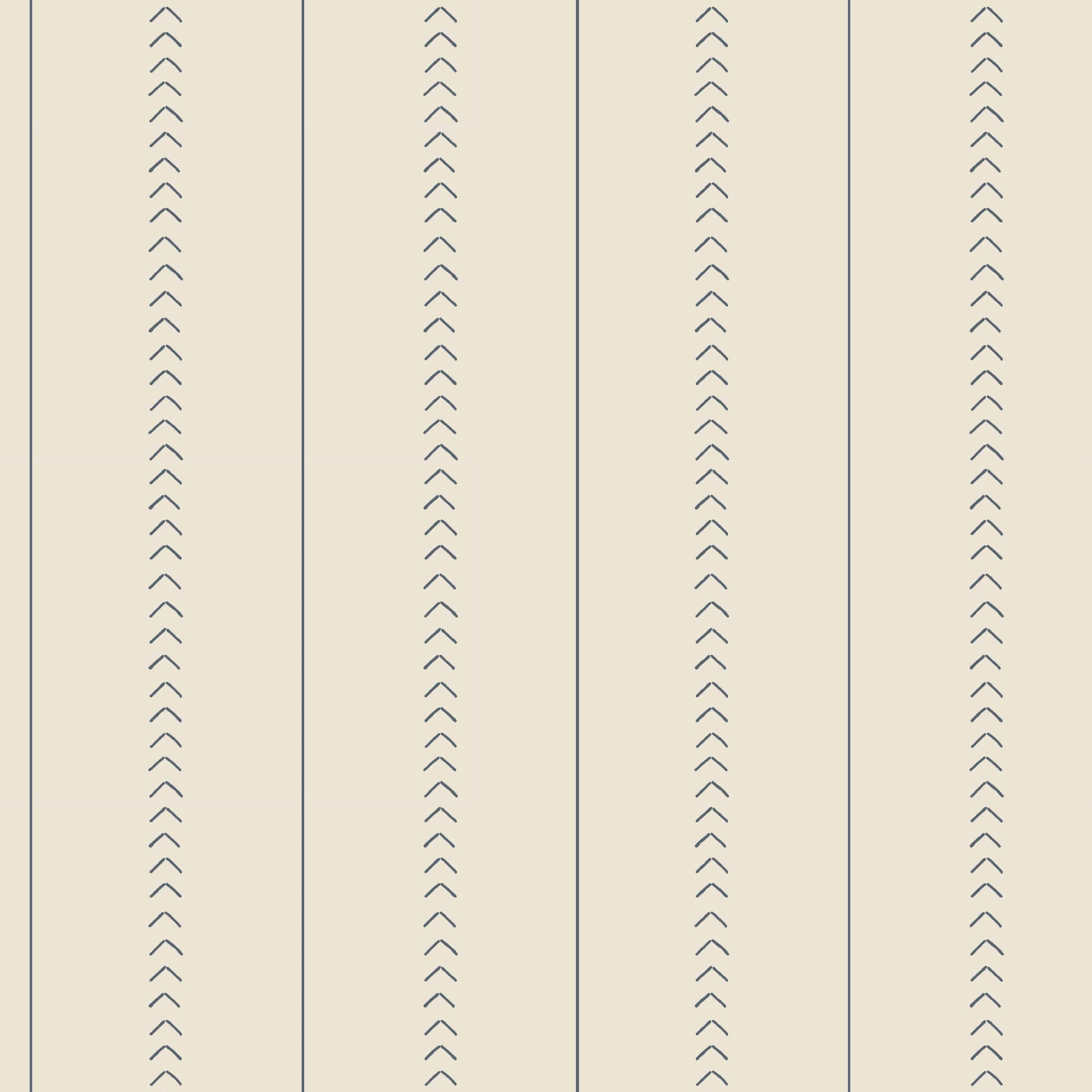 Sail Stitch Stripe Wallpaper | Charcoal