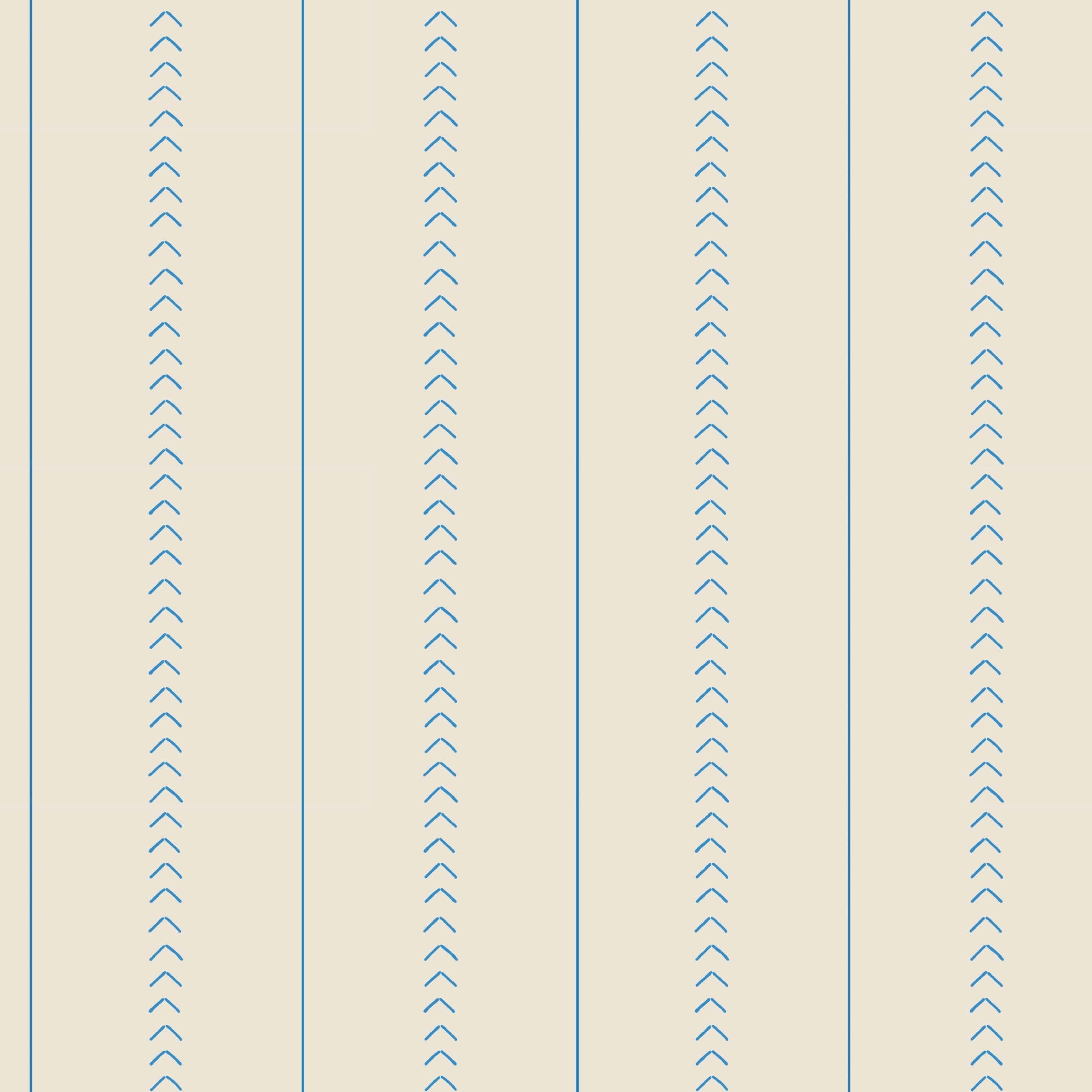 Sail Stitch Stripe Wallpaper | Ocean