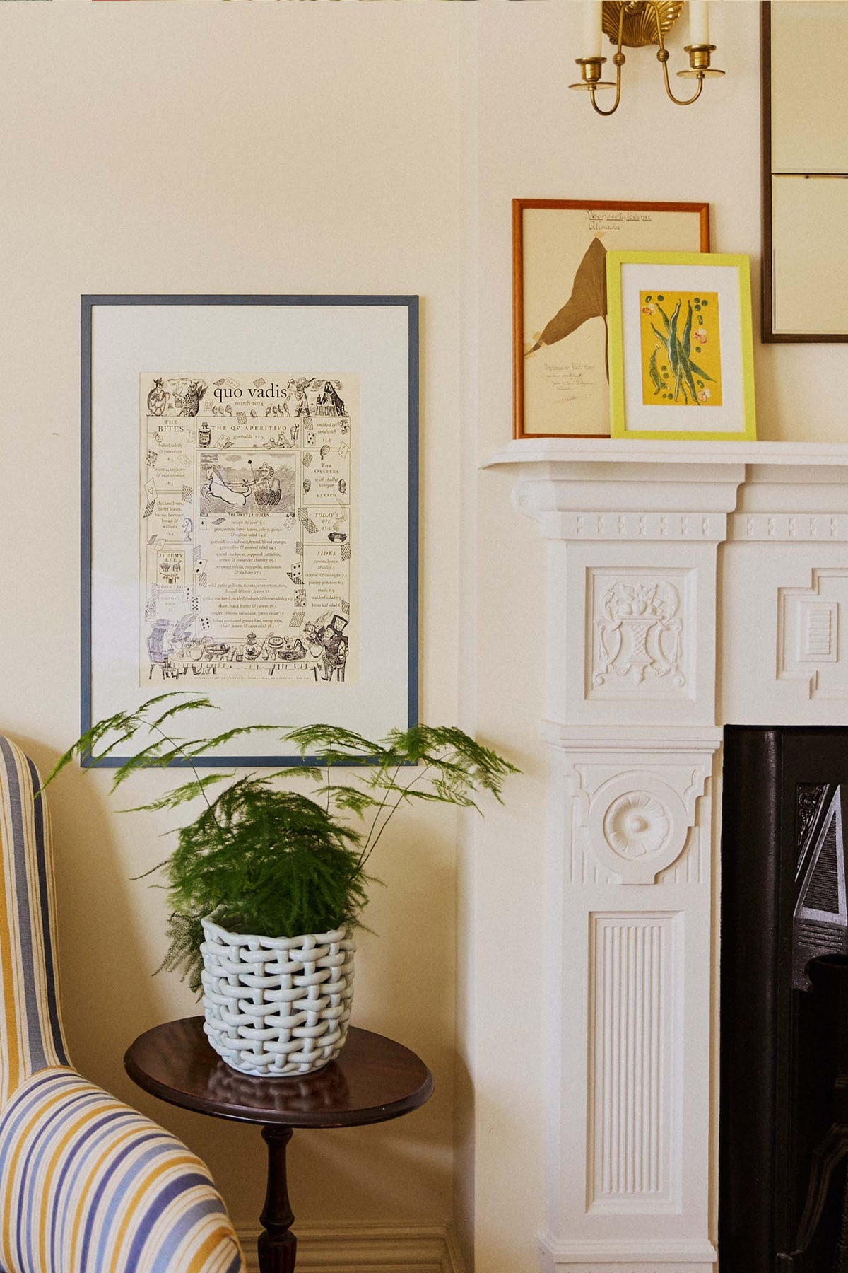 White Picture Frame Mount