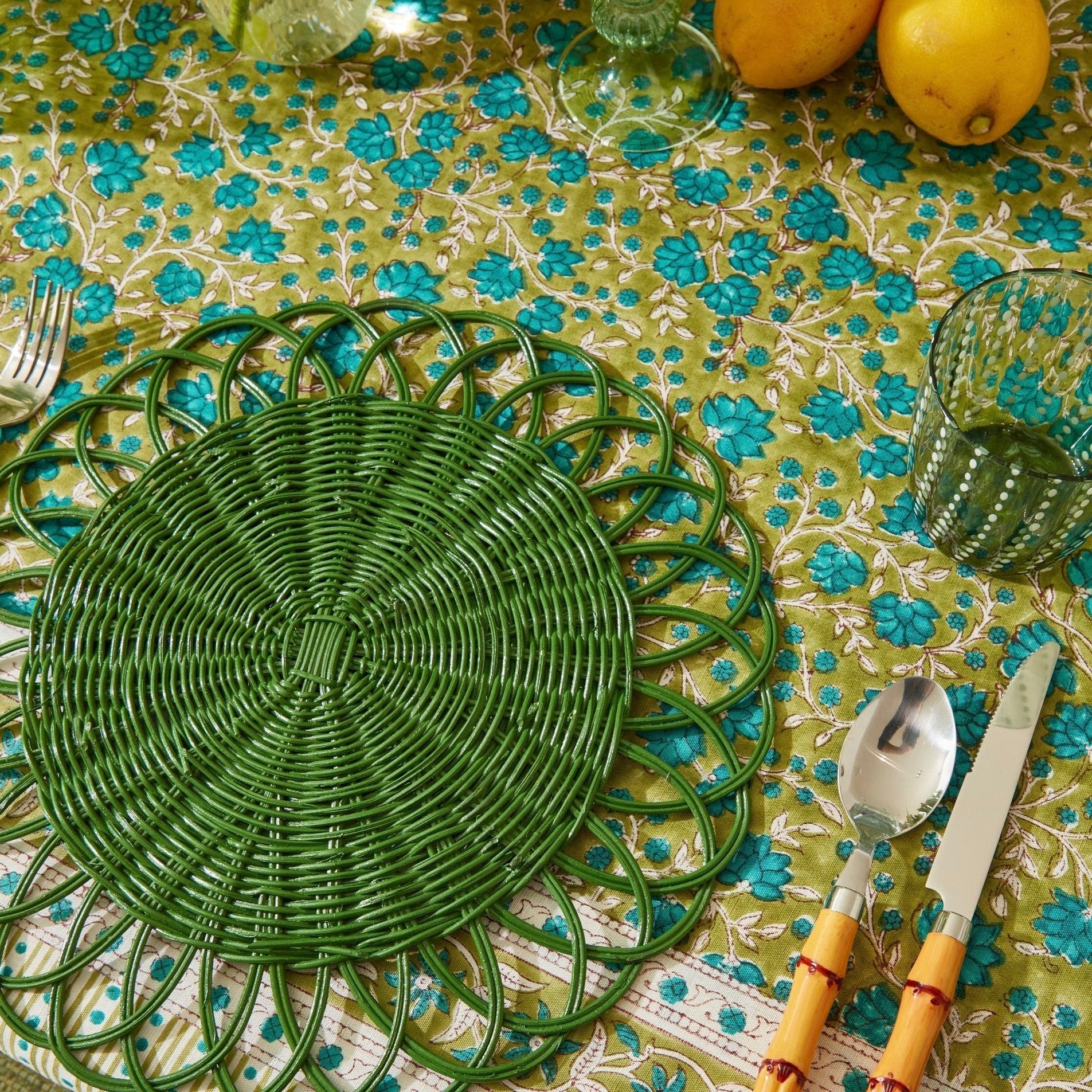 Meadow Green Tablecloth
