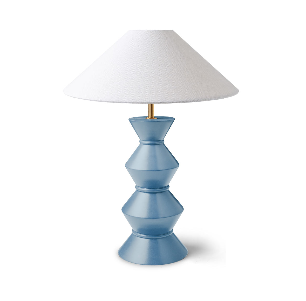 Ziggy Totem Lamp Base | Blue