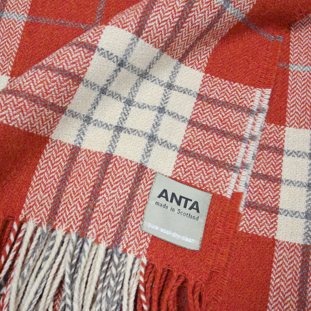 Muriel Spark Scottish Lambswool Throw