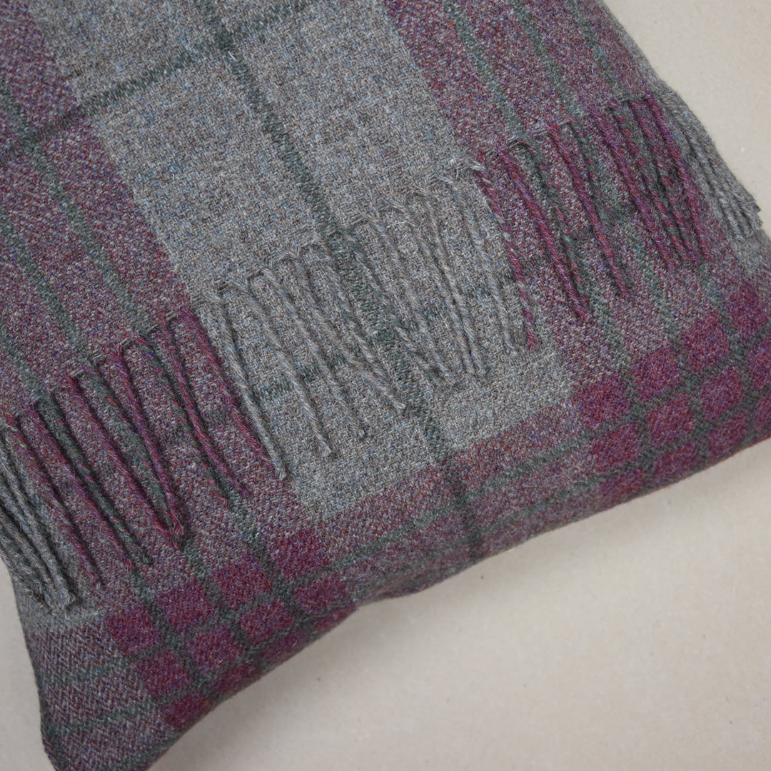 Duncan Chisholm Scottish Lambswool Throw Cushion Cover