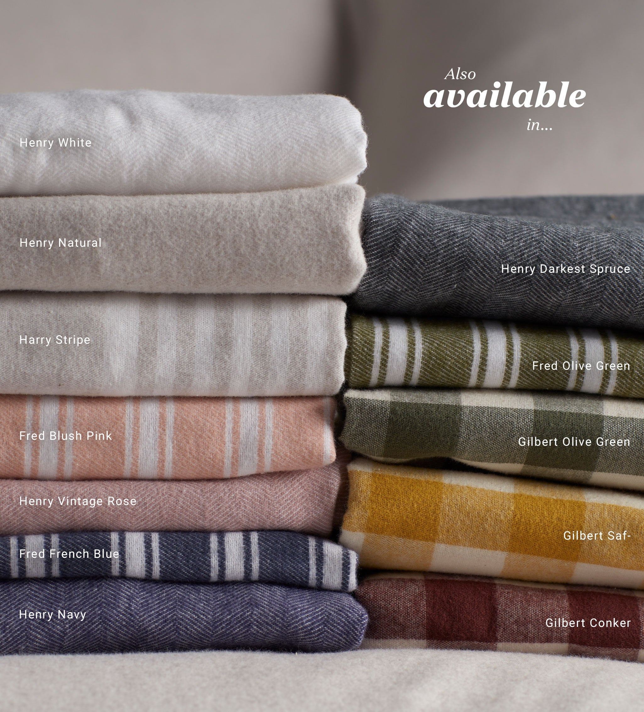 Gilbert Gingham Brushed 100% Organic Cotton Duvet Cover | Saffron