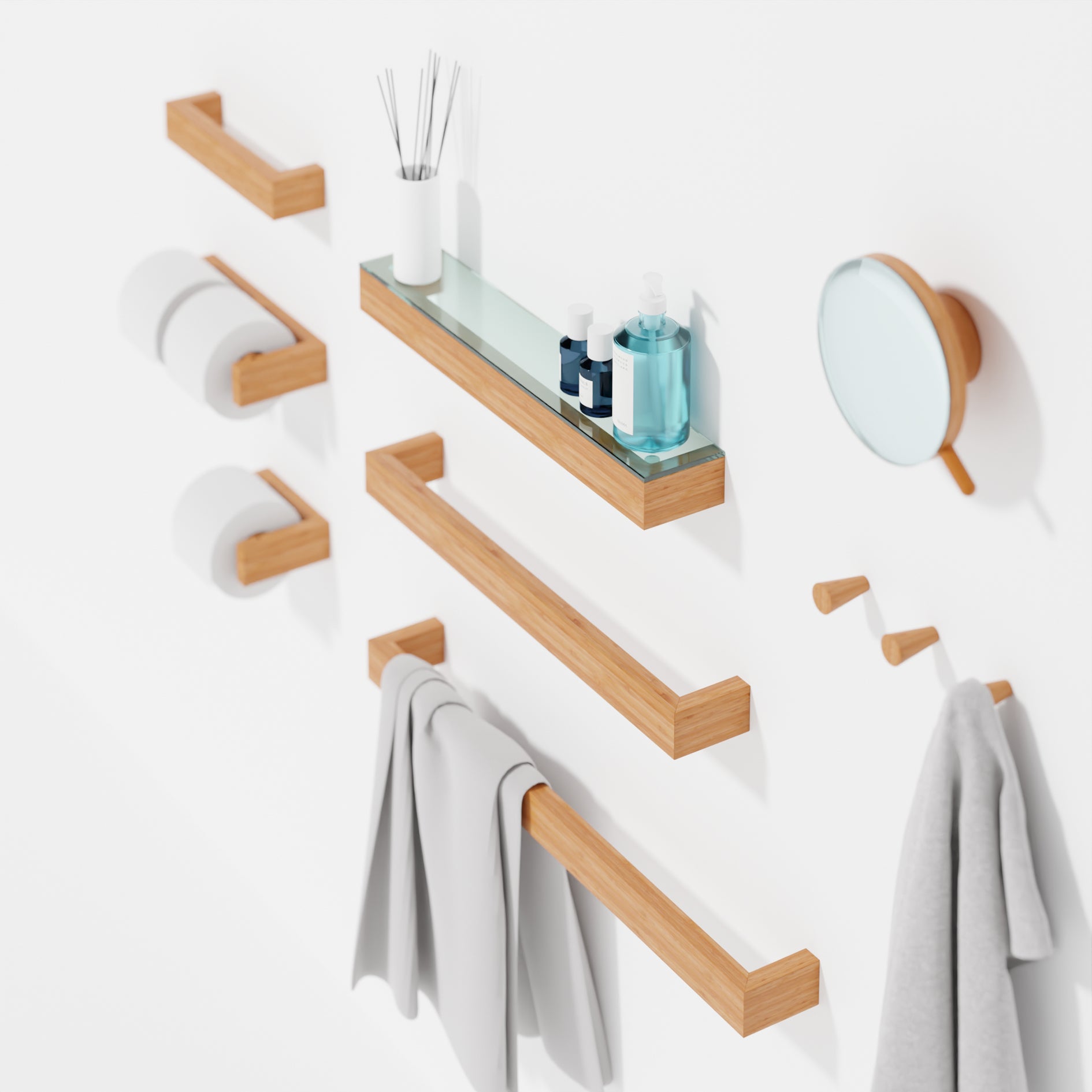 Hand Towel Rail 28cm