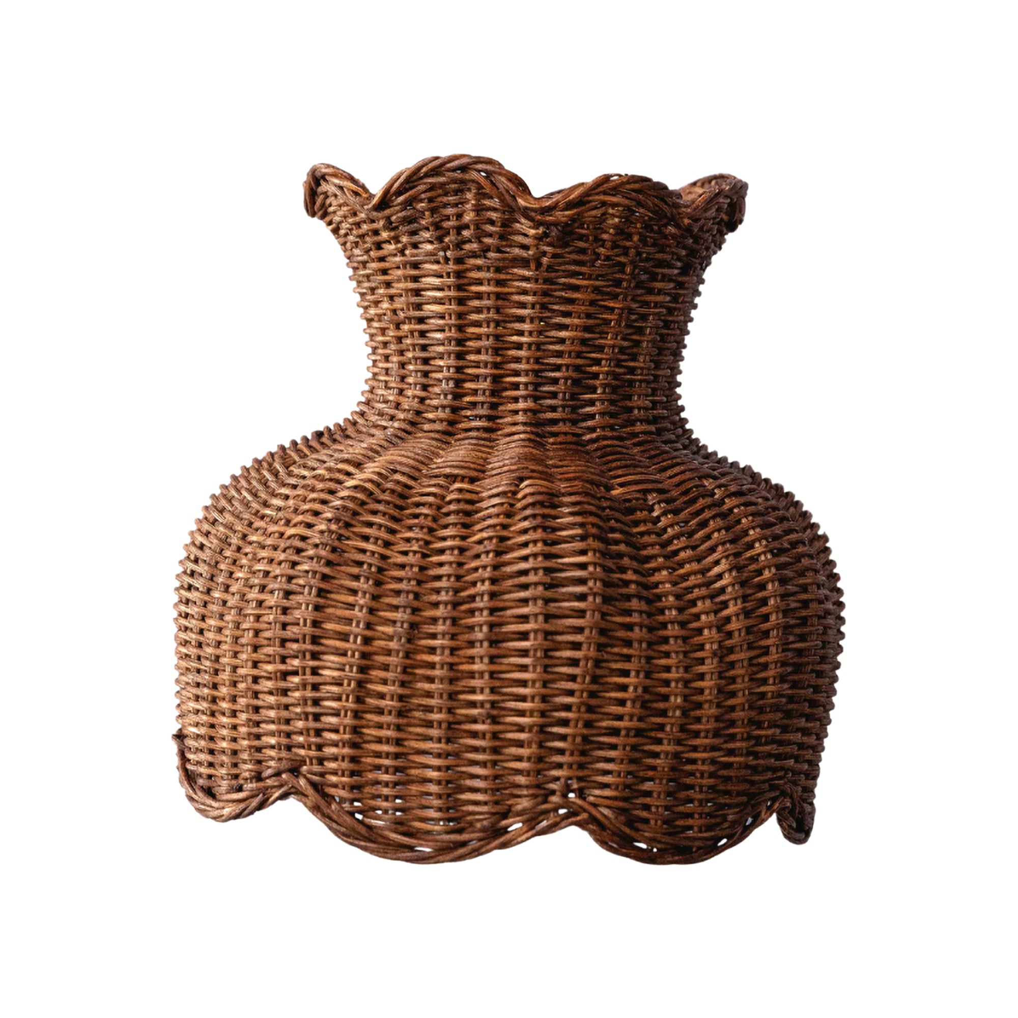 Anar Rattan Pendant Shade (Small Teak)