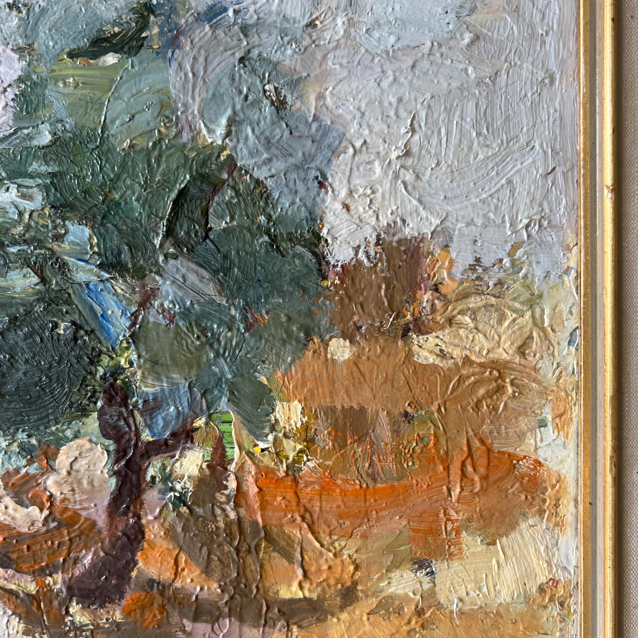 Autumn Meadow Oil Painting