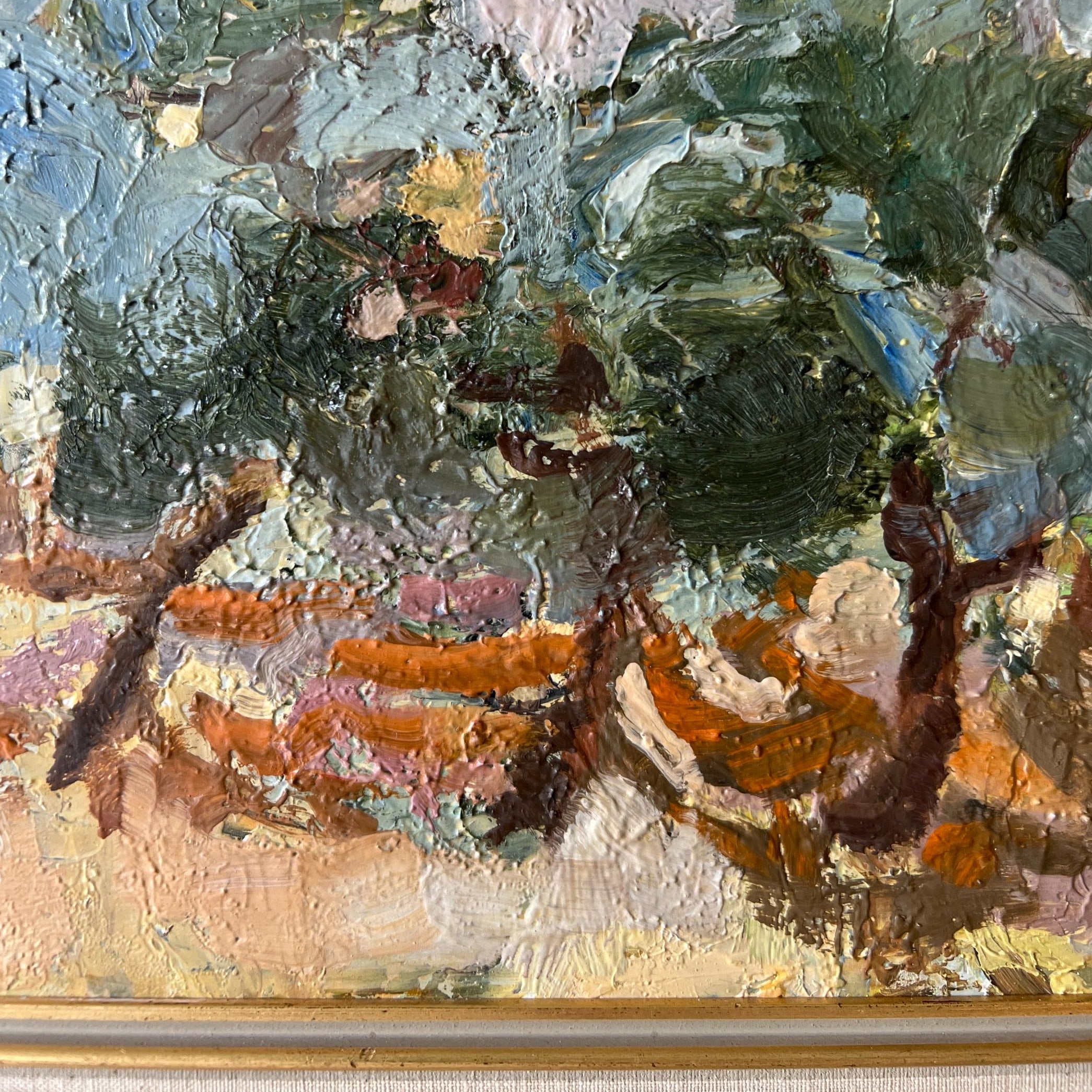 Autumn Meadow Oil Painting