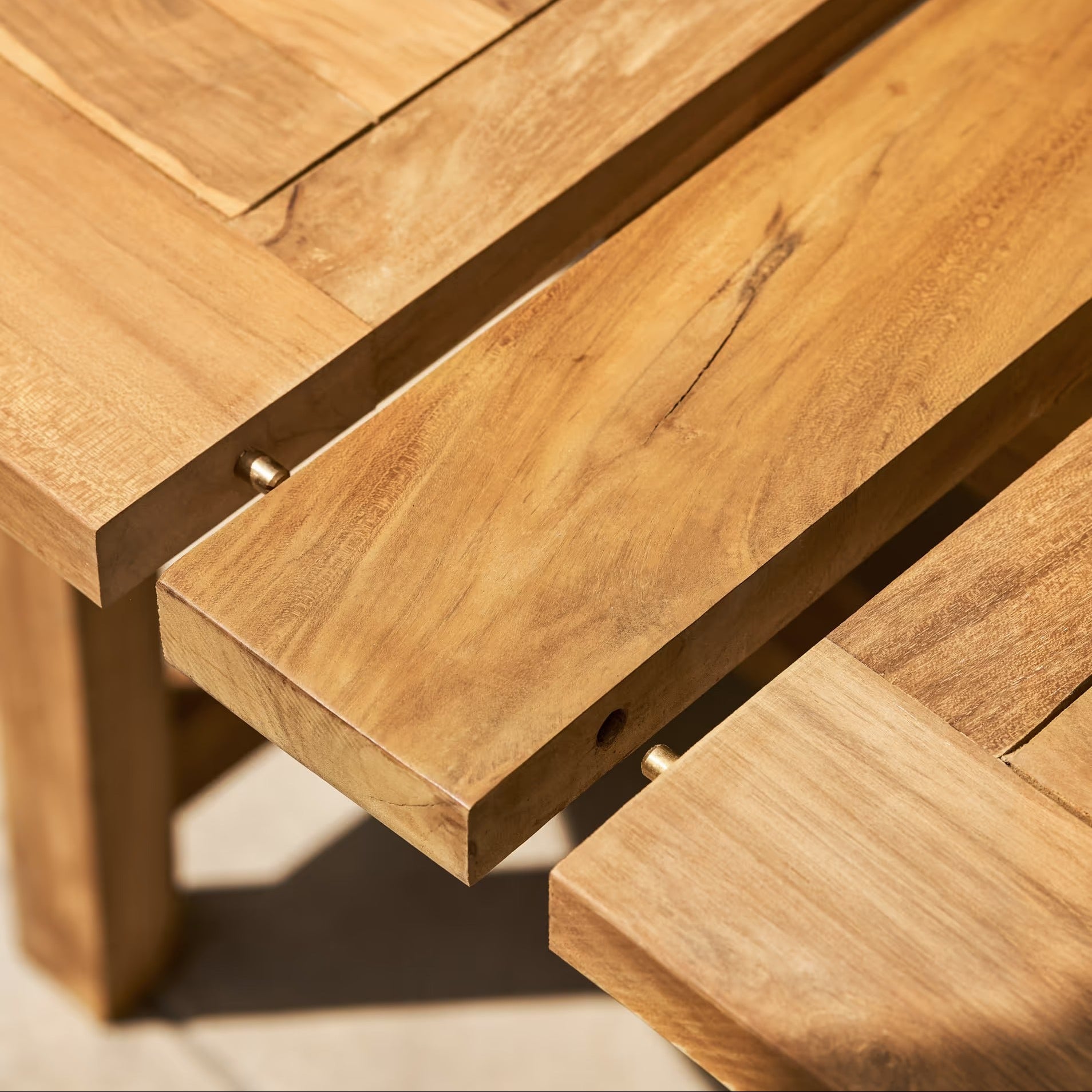 Avon Teak Oval Extending Dining Table