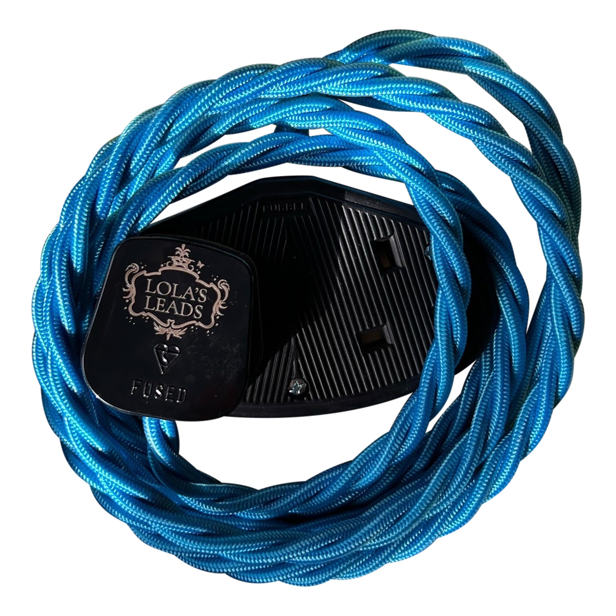 Azure - Lola's Leads Fabric Extension Cable