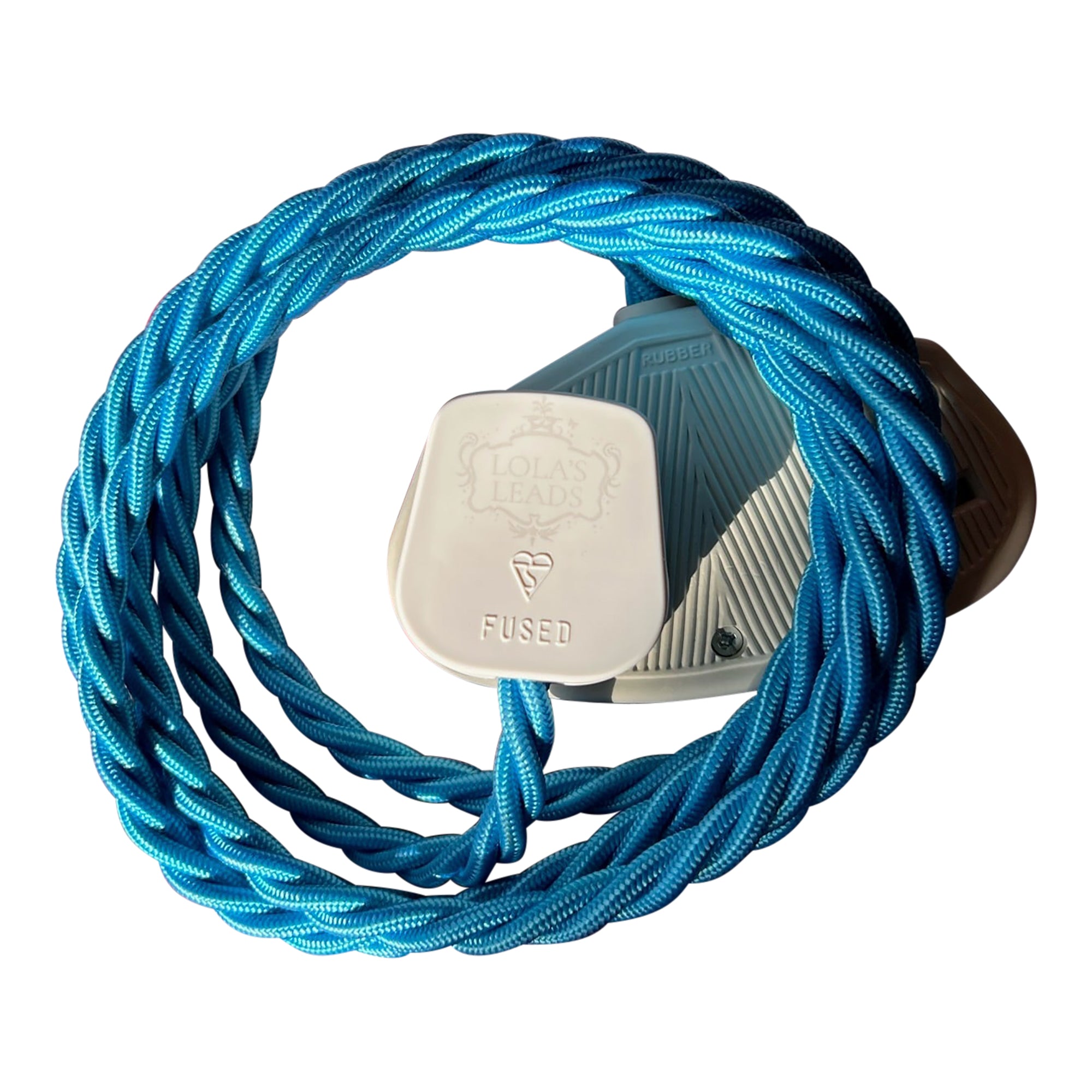 Azure - Lola's Leads Fabric Extension Cable