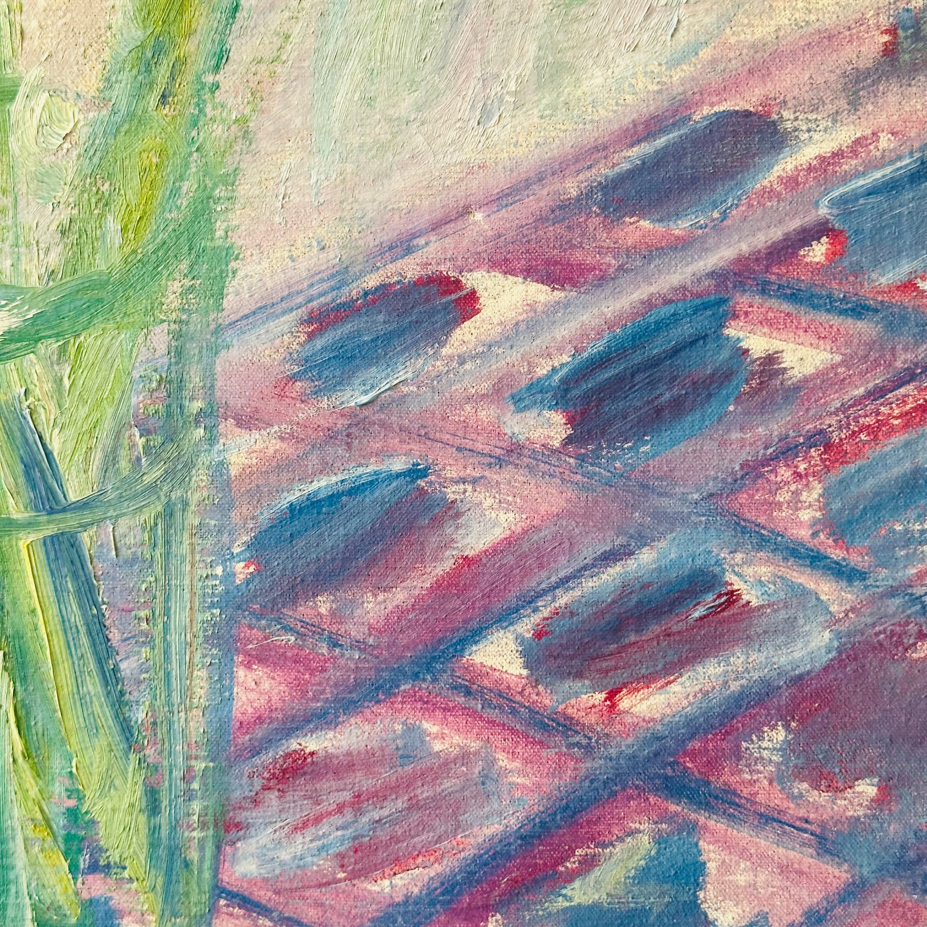Blue Hyacinths Oil Painting
