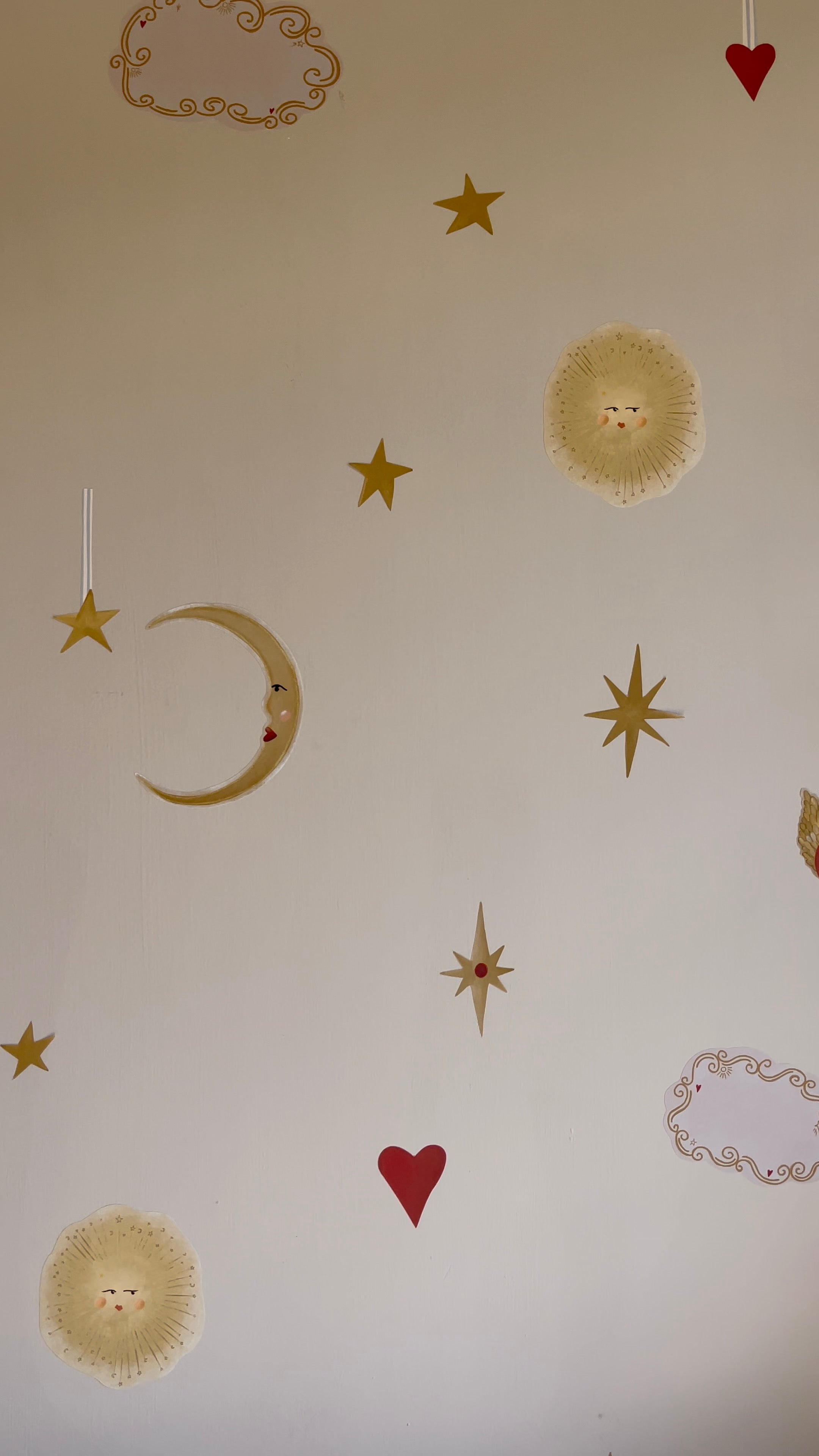 Fabric Wall Stickers - "Celestial Dream"