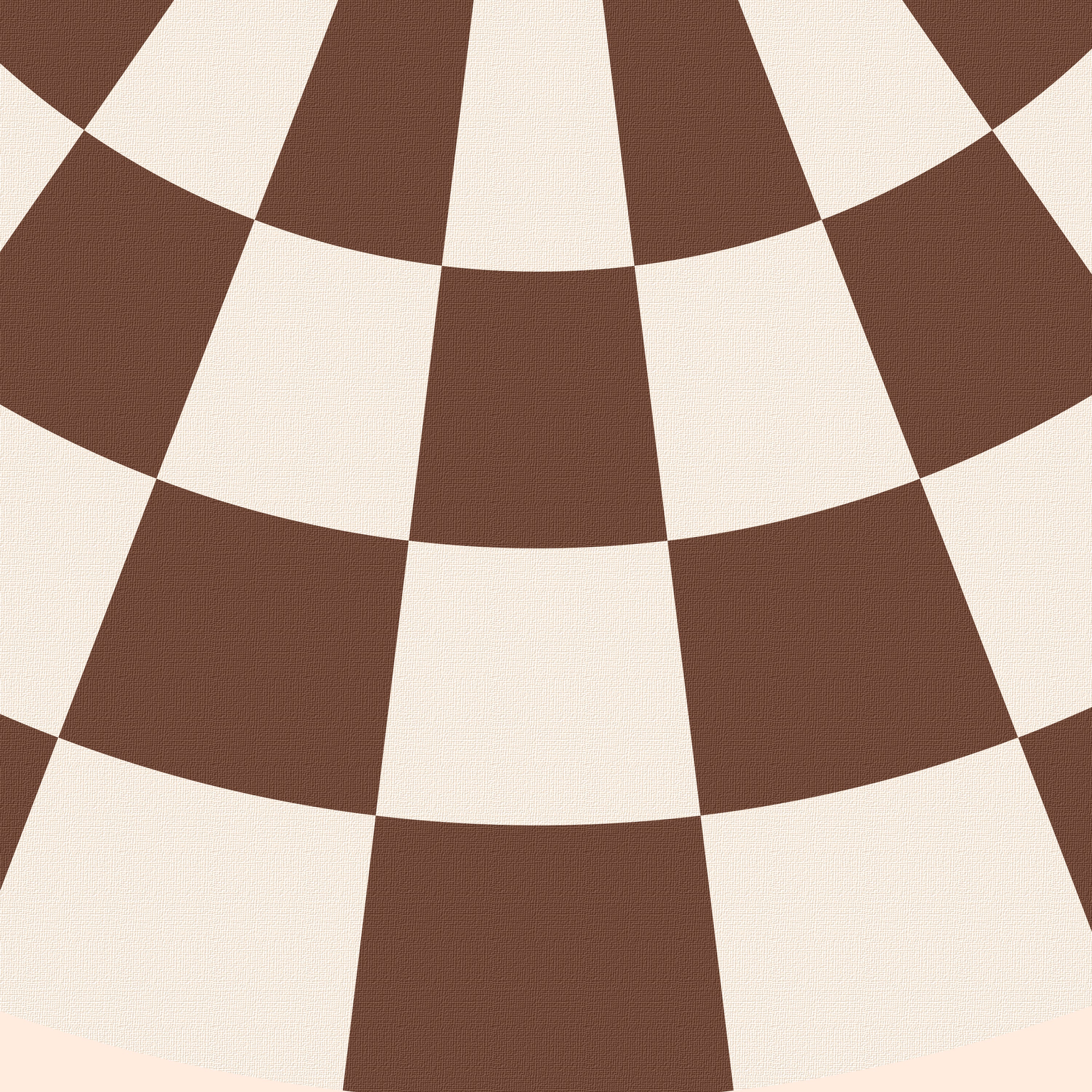 Bark brown checkered cone shade