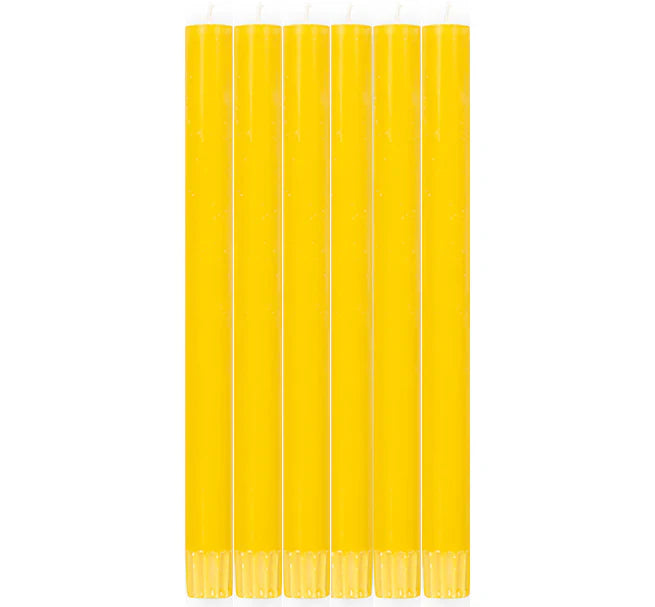 Set of 4 Yellow Candles