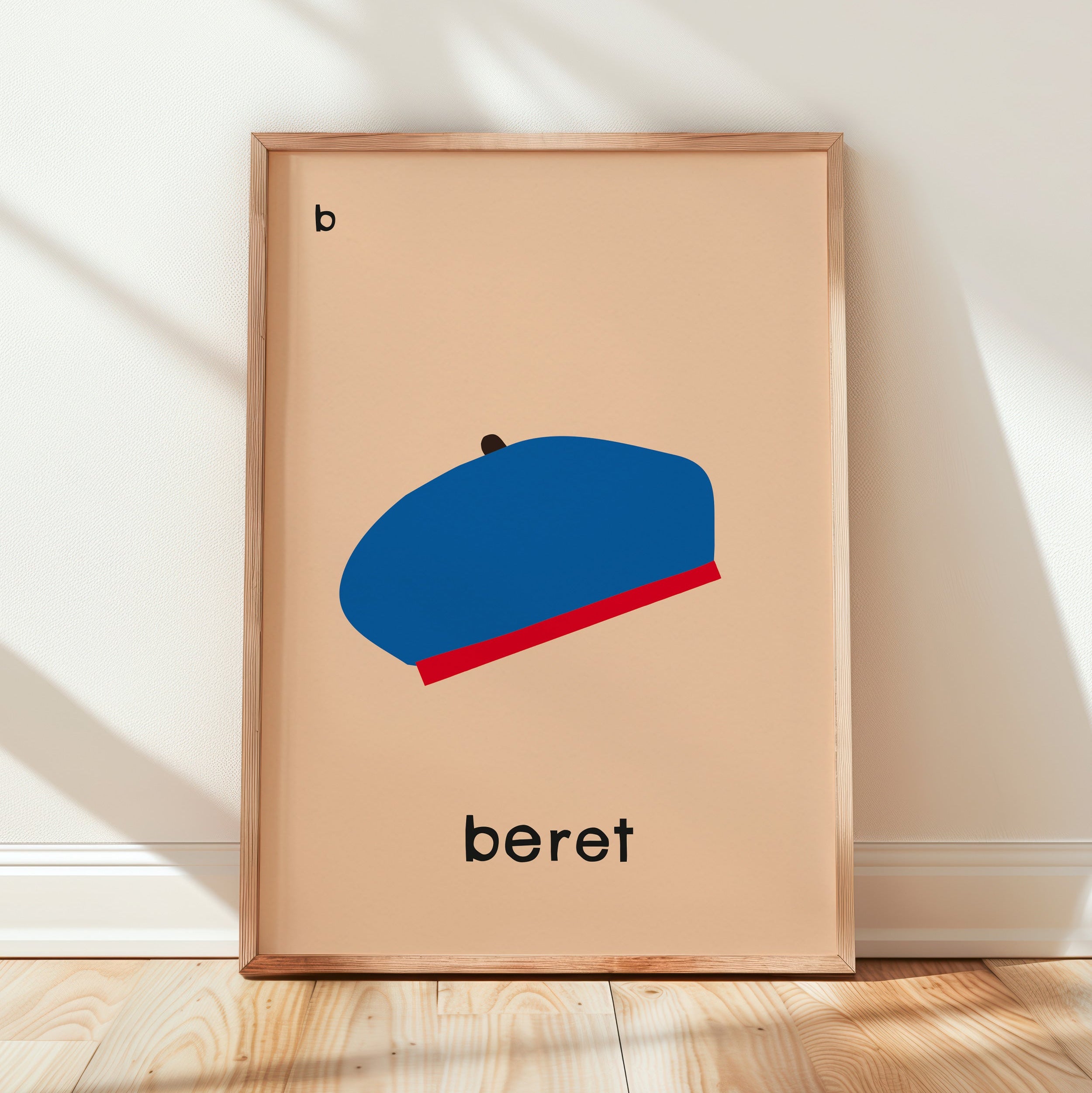 B for Beret | Giclée Fine Art Print