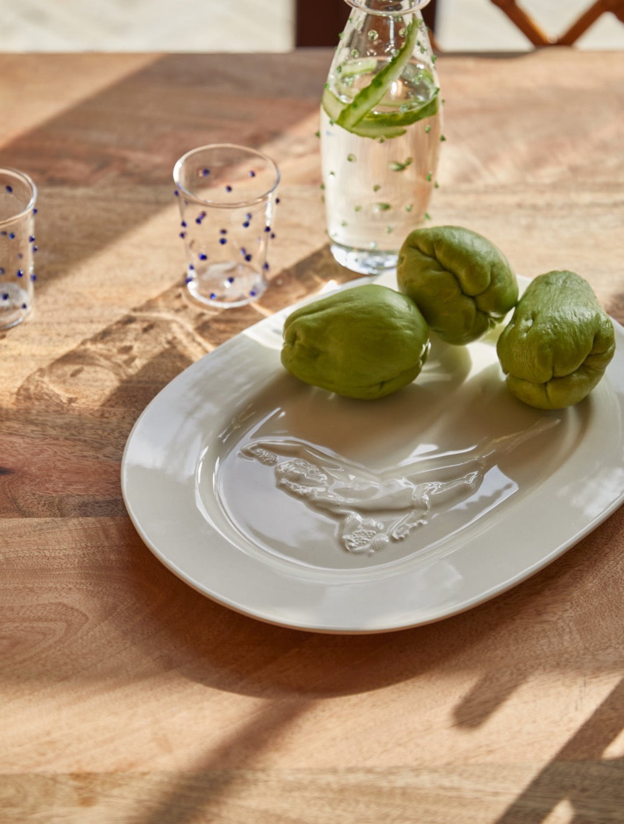 Bacchus Ceramic Serving Plate