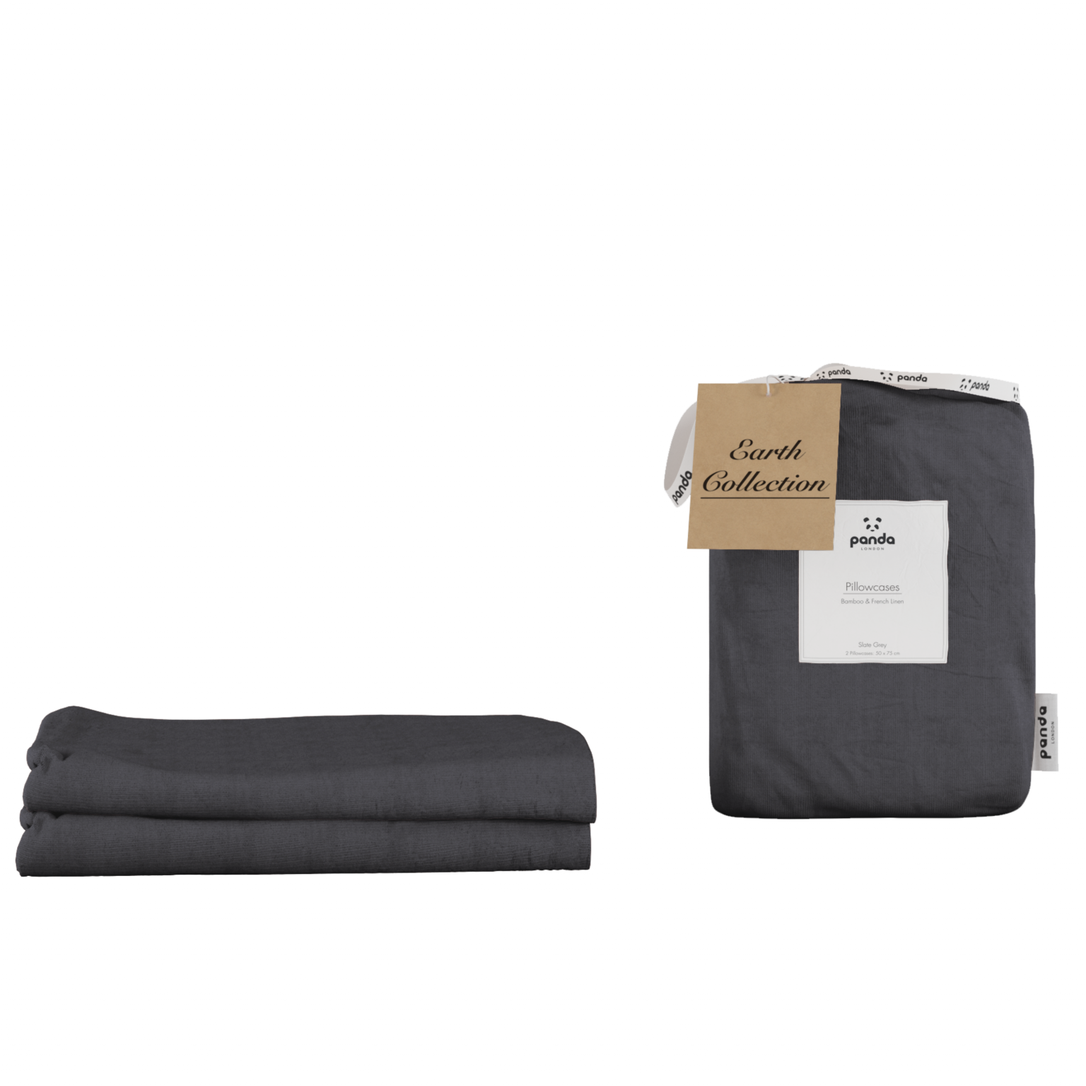 Bamboo & French Linen Pillowcases (2-Pack)