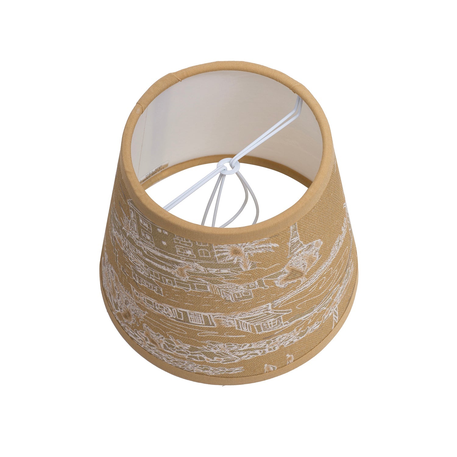 Banana Island | Sand Beige 6" Candle Clip Lampshade