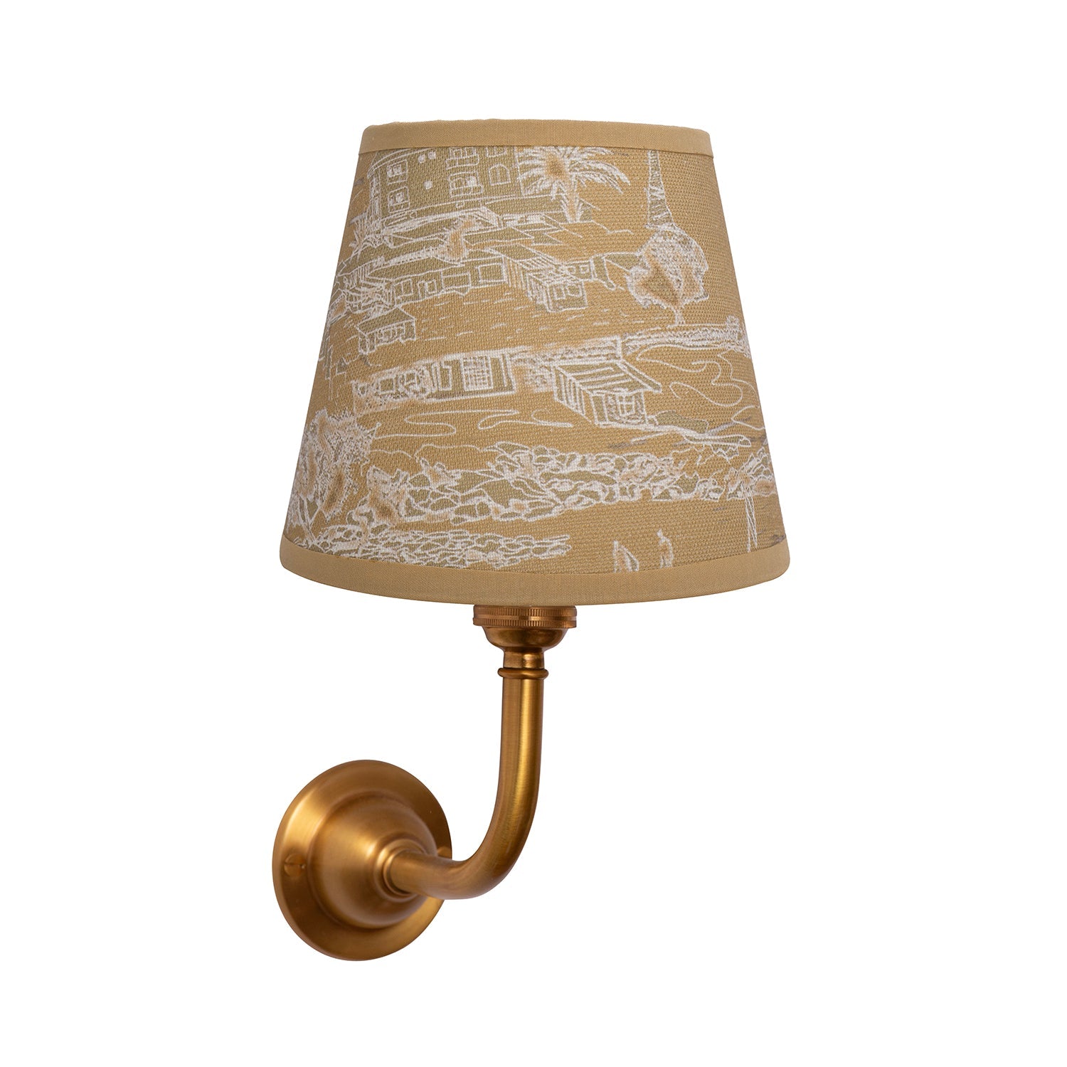 Banana Island | Sand Beige 6" Candle Clip Lampshade