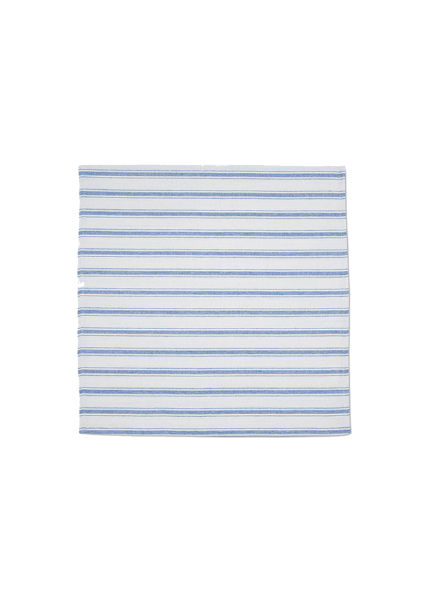 Cornflower Blue Stripe Napkins (Set of 2)