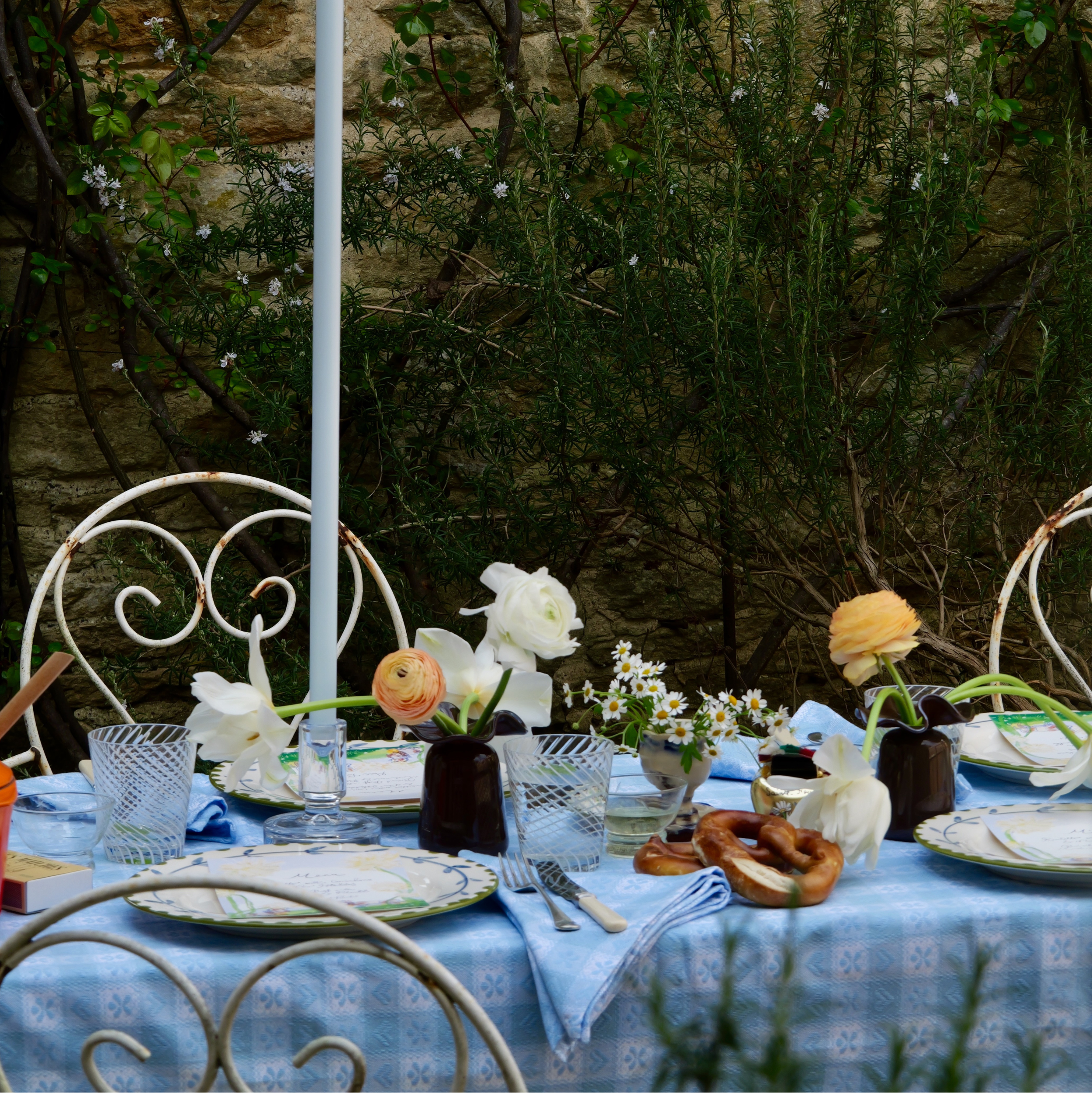 Blue Alpine Chalet Cotton Gingham Napkin | Set of 4