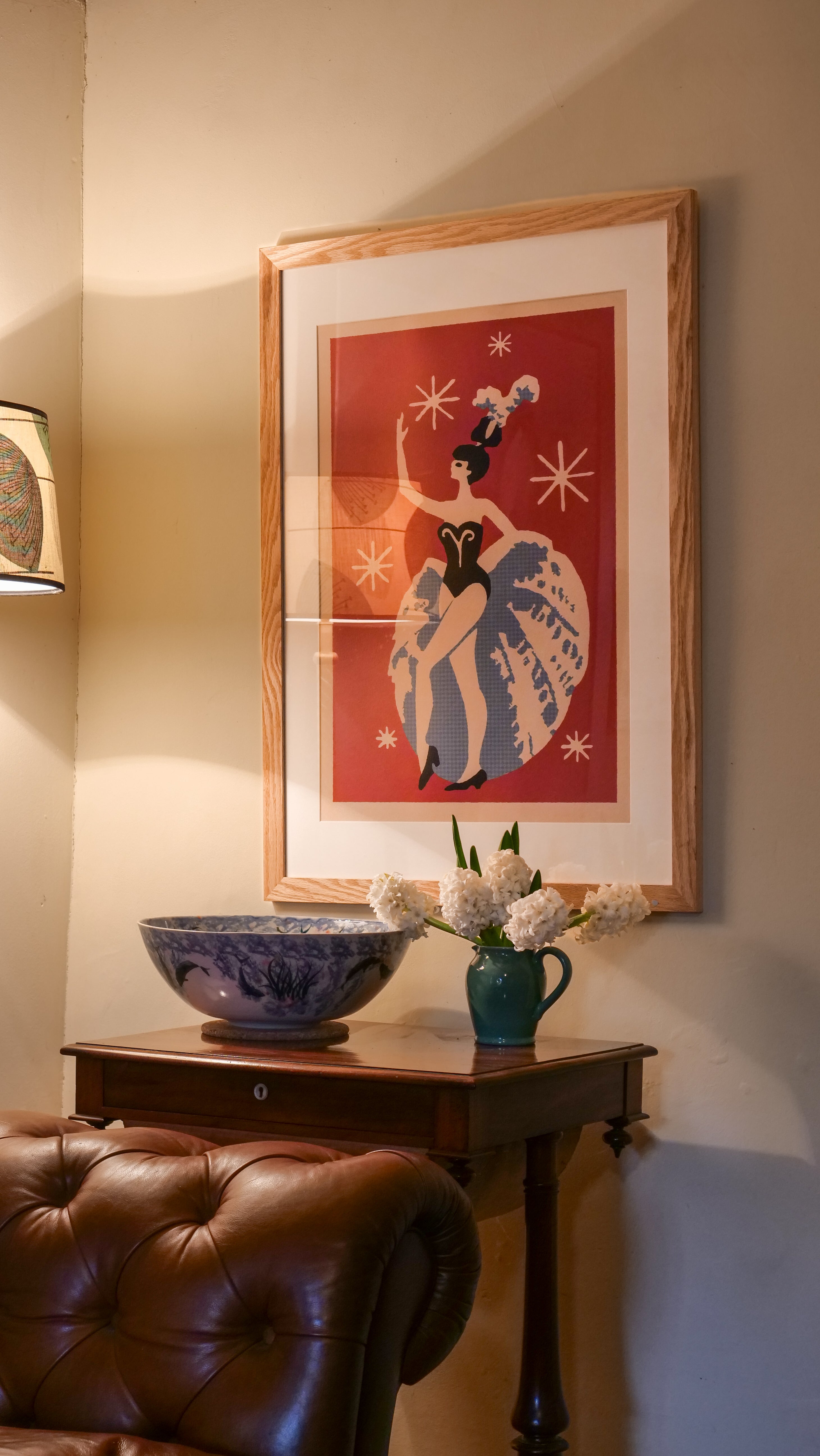 Showgirl Framed Matchbox Label Print