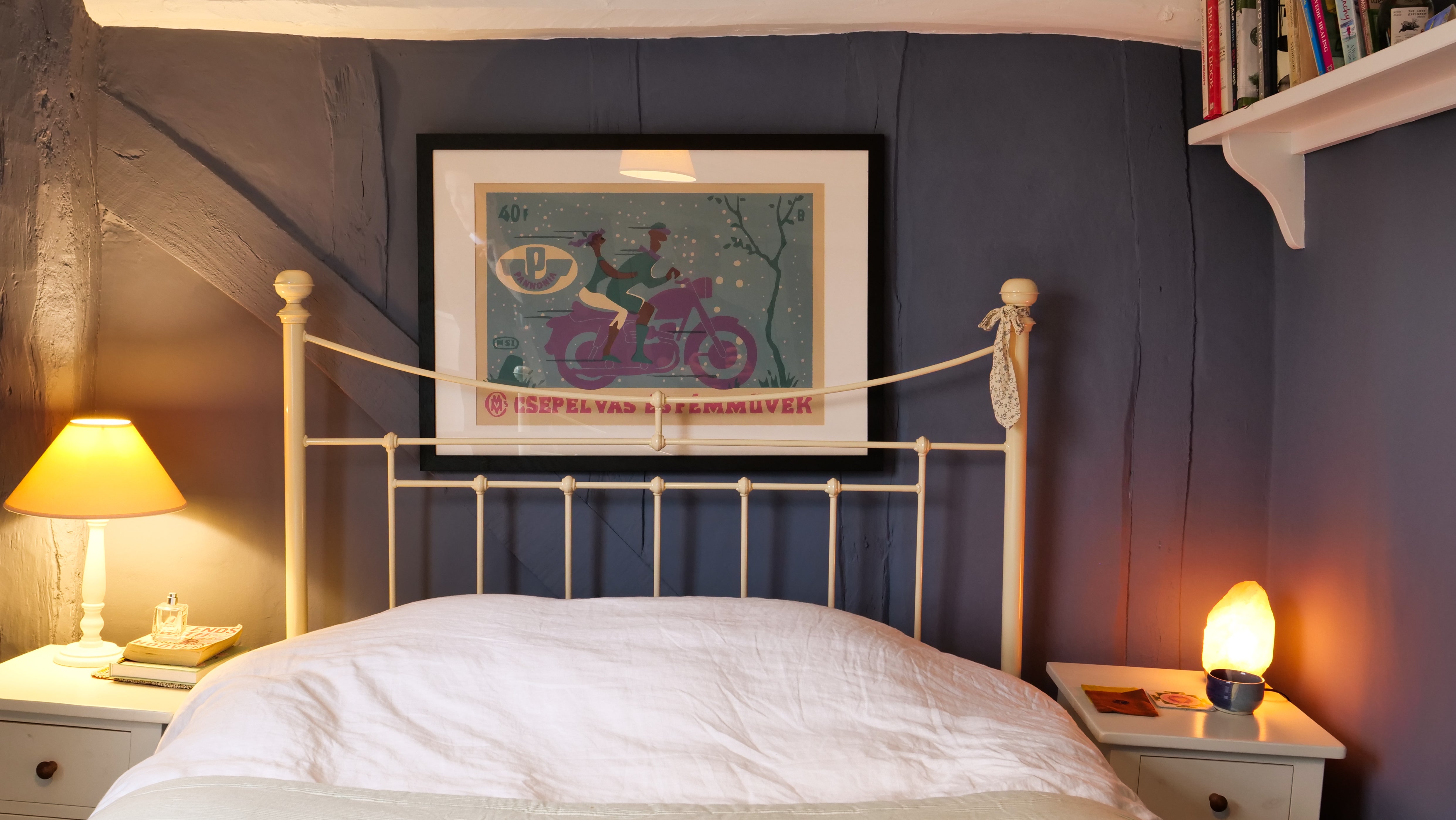 Panni Snow Framed Matchbox Label Print