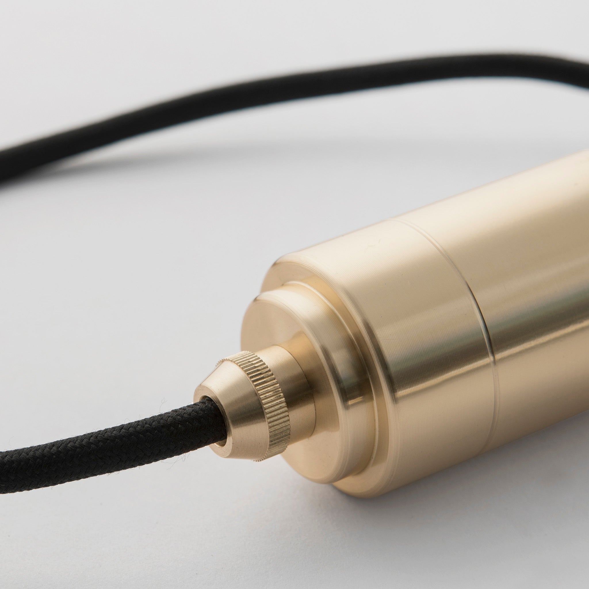 Oval Dim-to-Warm Plug-In Pendant in Brass