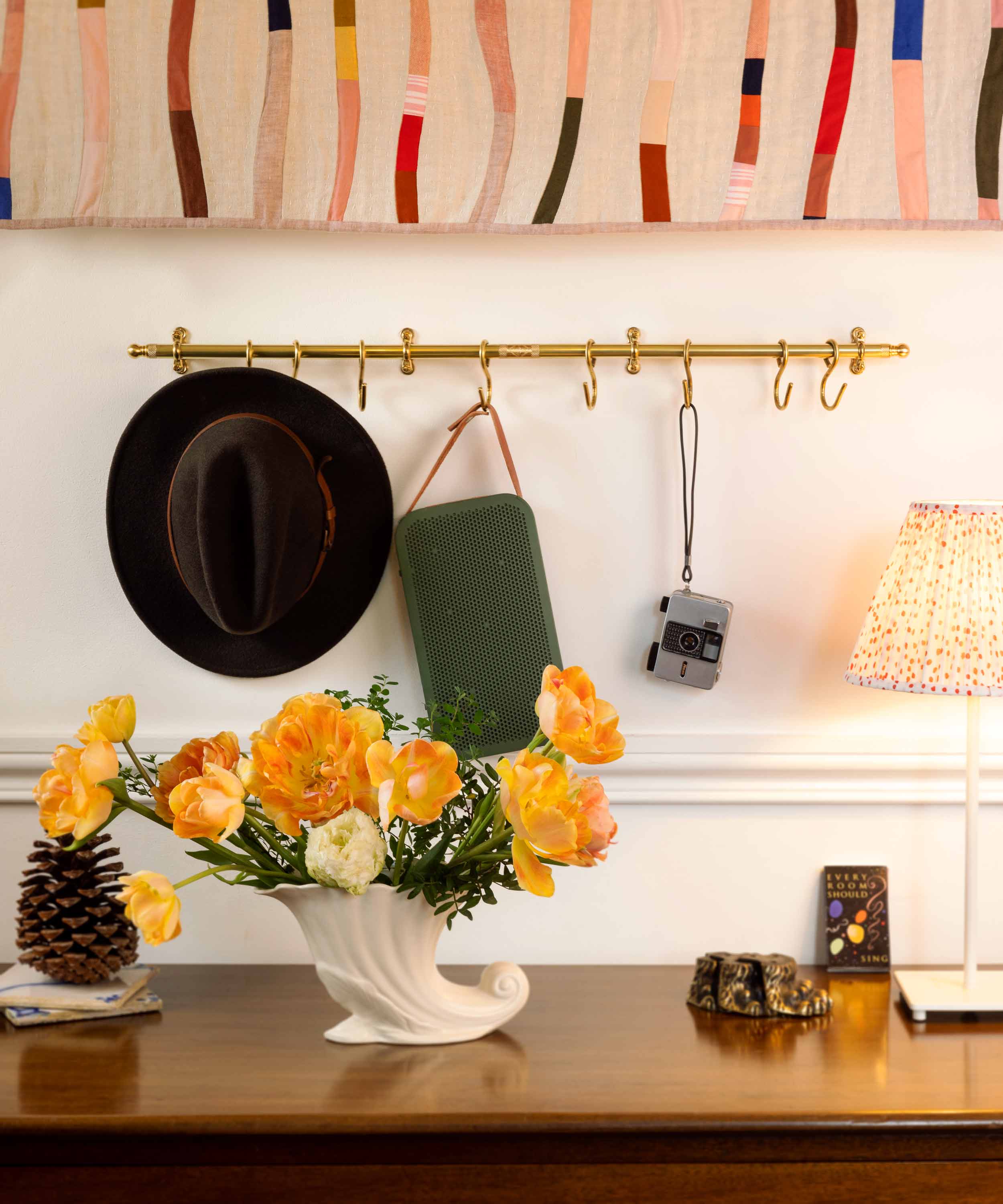The Brass 80cm Hanging Rail