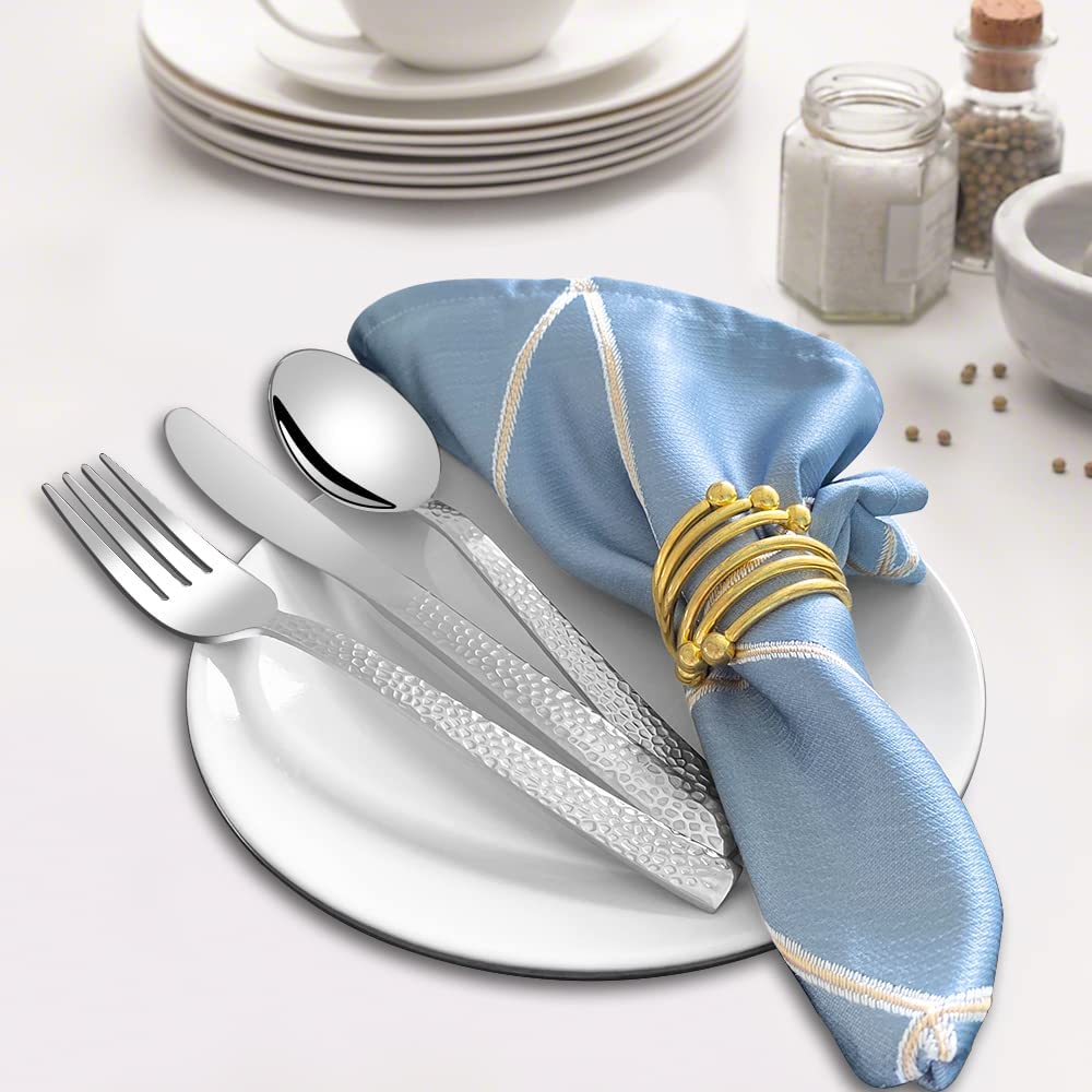 Bon Bubble 24-Piece Stainless Steel Cutlery Set