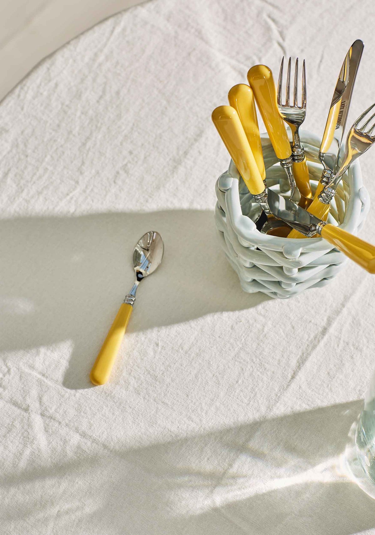 Butter Yellow Teaspoons | Set of 2