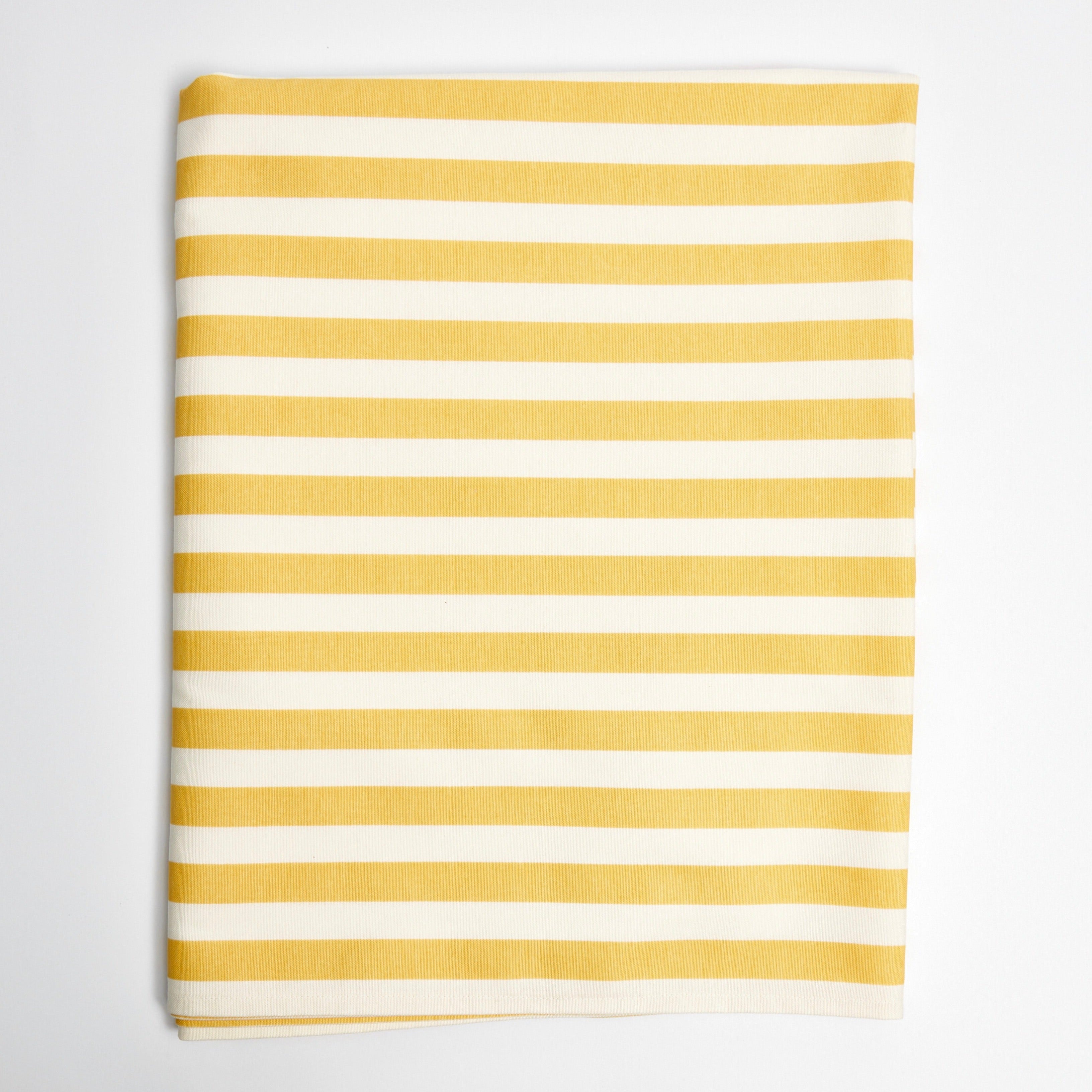 Yellow Stripe Tablecloth