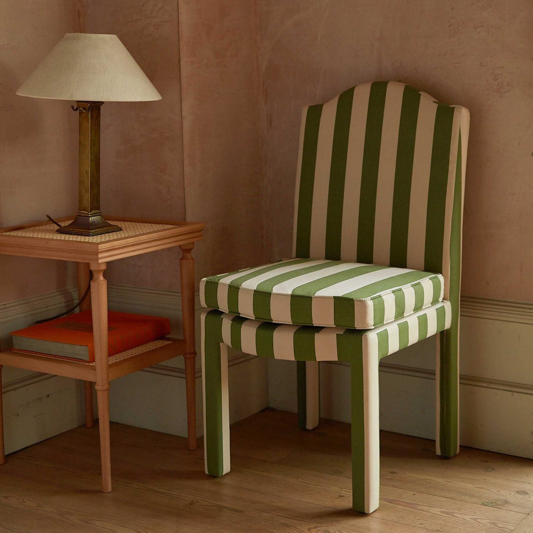 Pair of Leo Dining Chairs, Artichoke