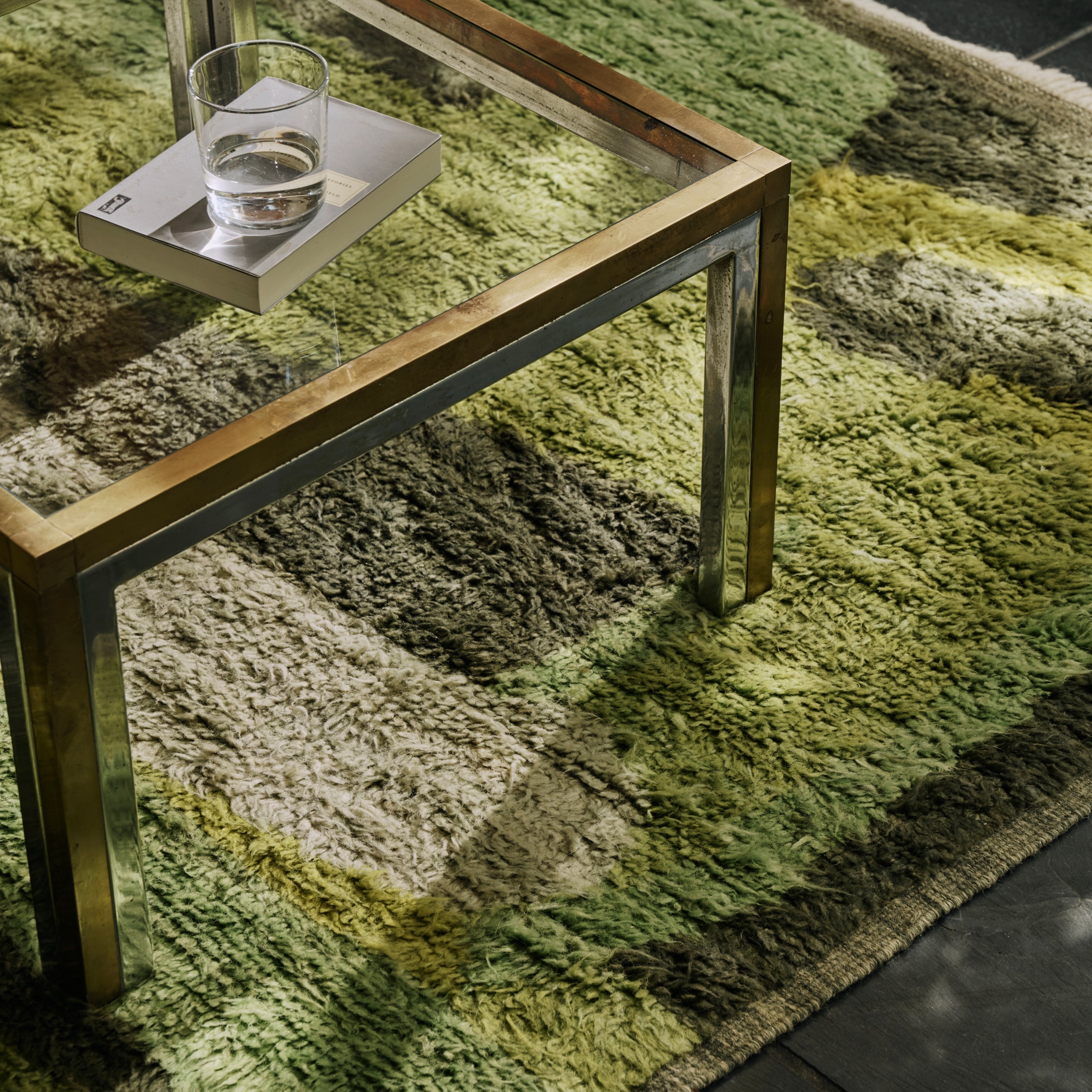 Events and Relationships Grass Rug
