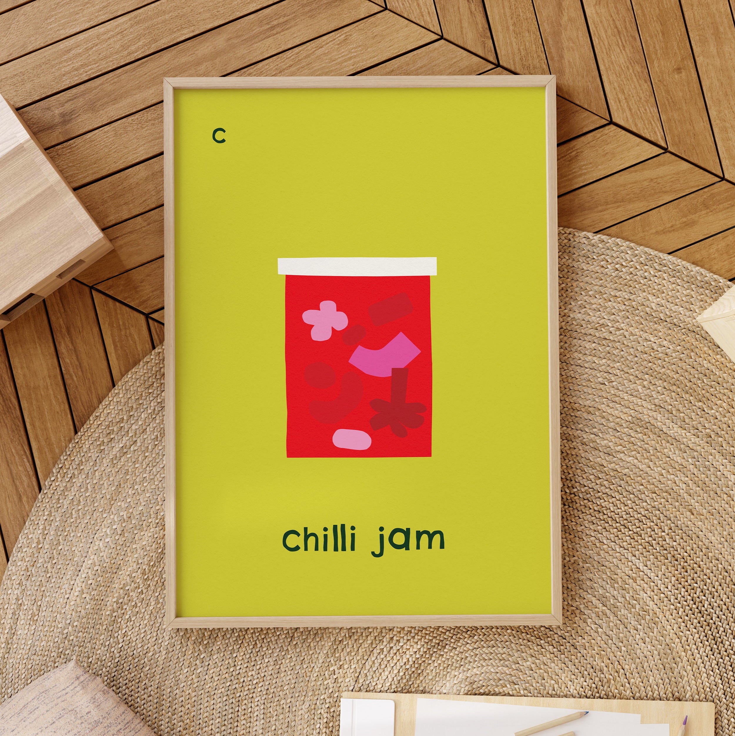 C for Chilli Jam | Giclée Fine Art Print