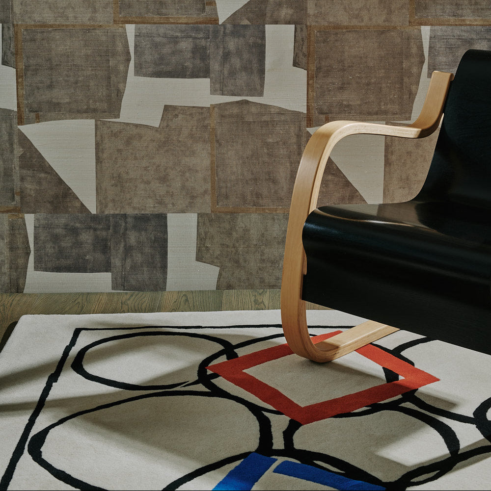 Squares in Orbit Handtufted Wool Rug | 170 x 175cm