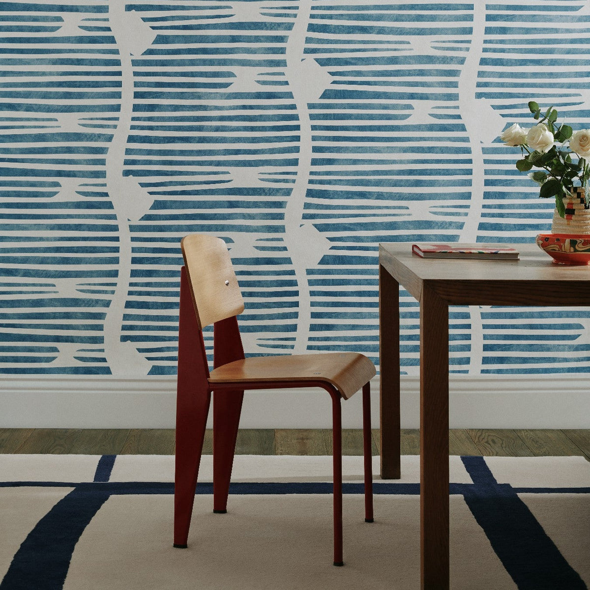 Three Squares Handtufted Wool Rug | 200 x 209cm