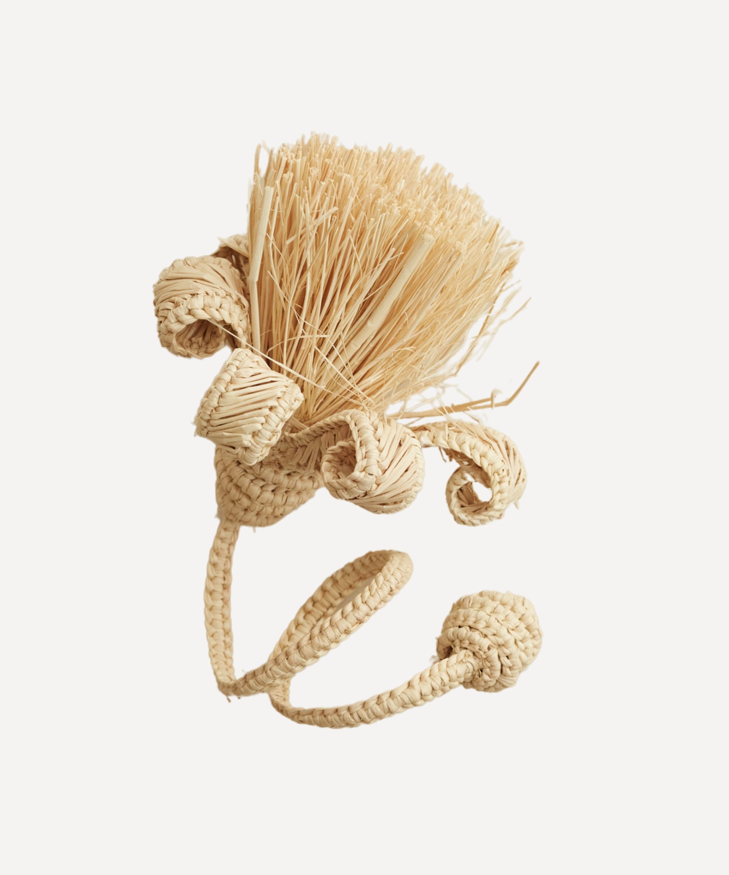 Pompon Napkin Ring, Natural