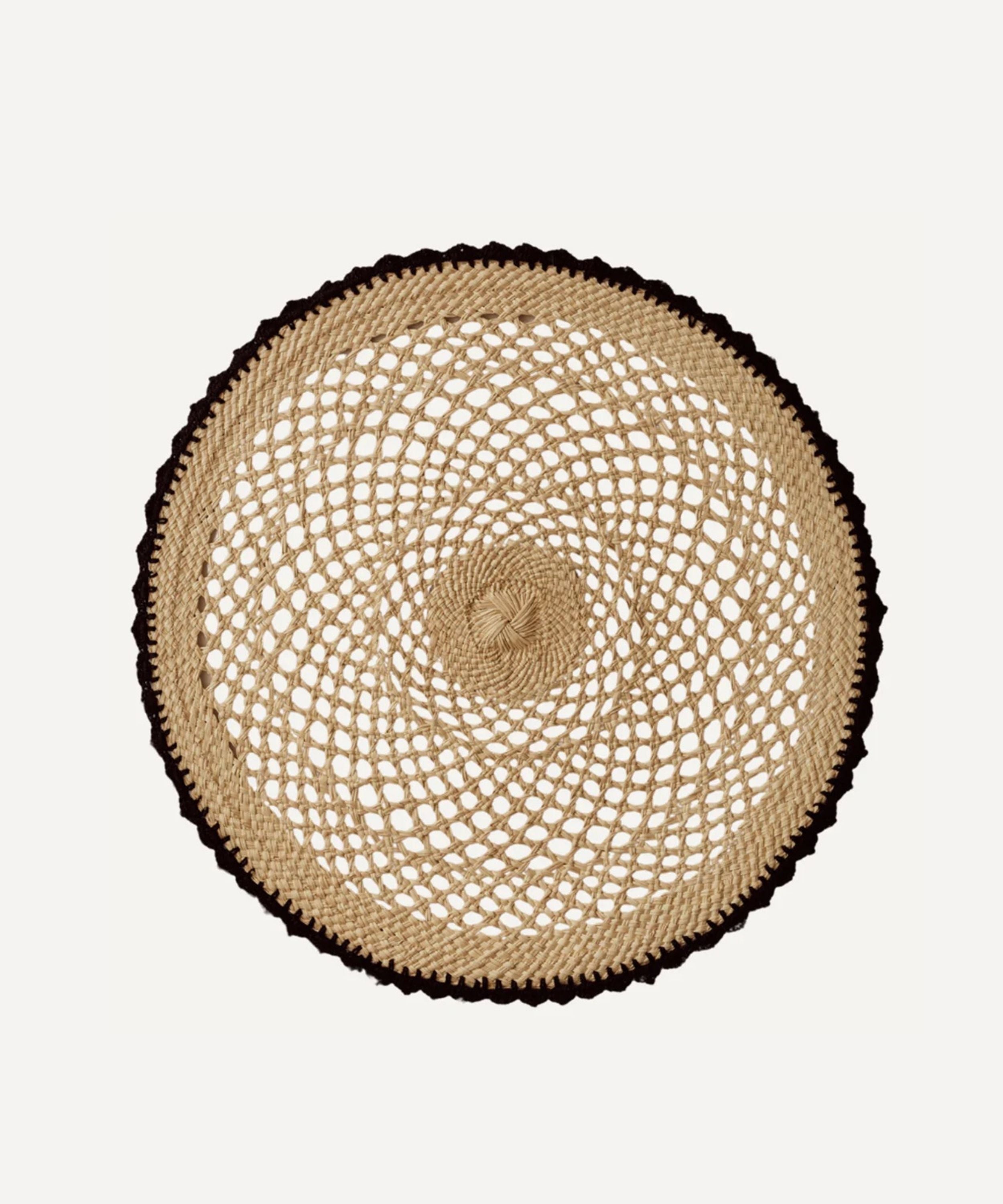 Crochet Placemat - Black
