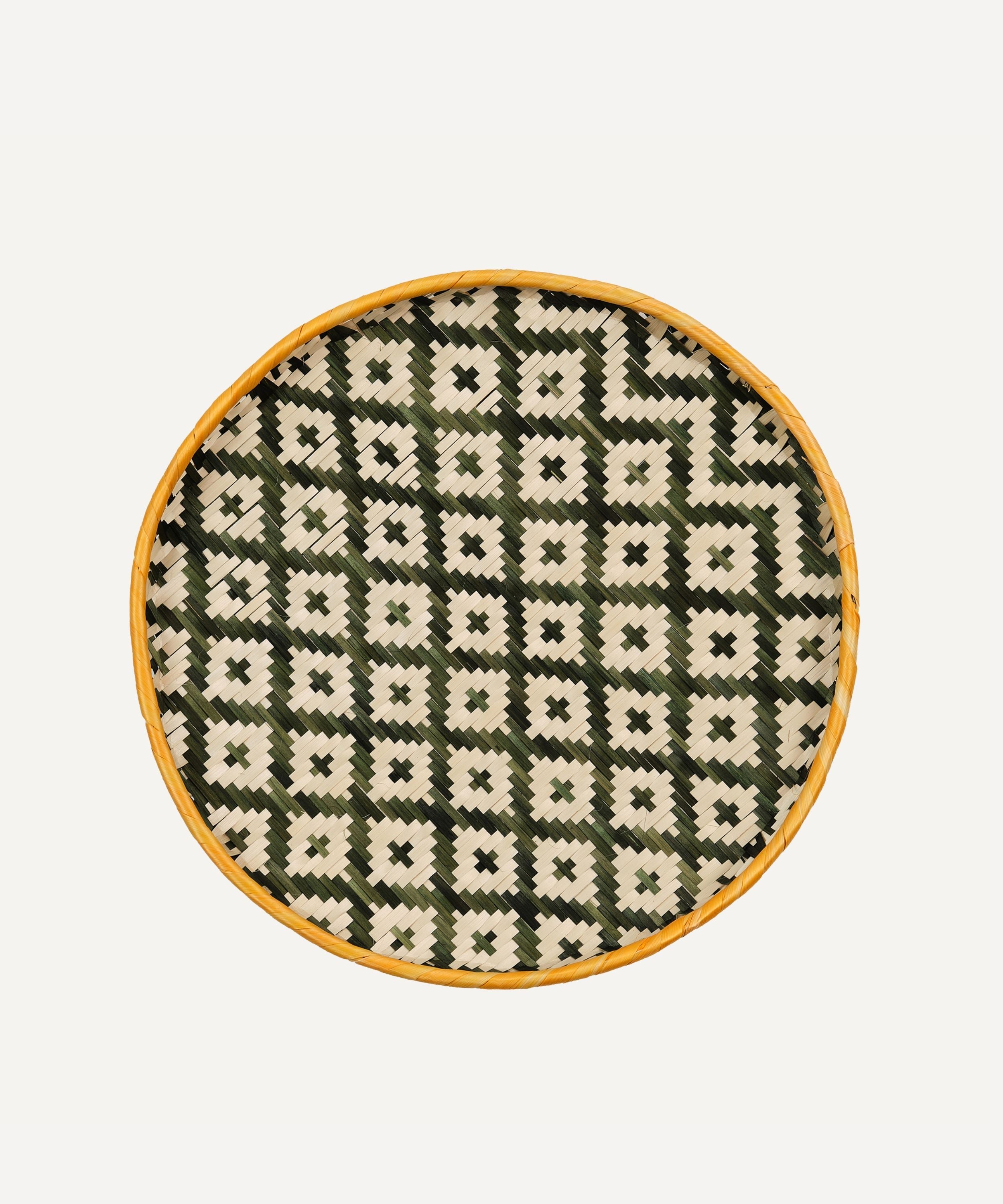 Shrimp-Eye Charger Plate | Green