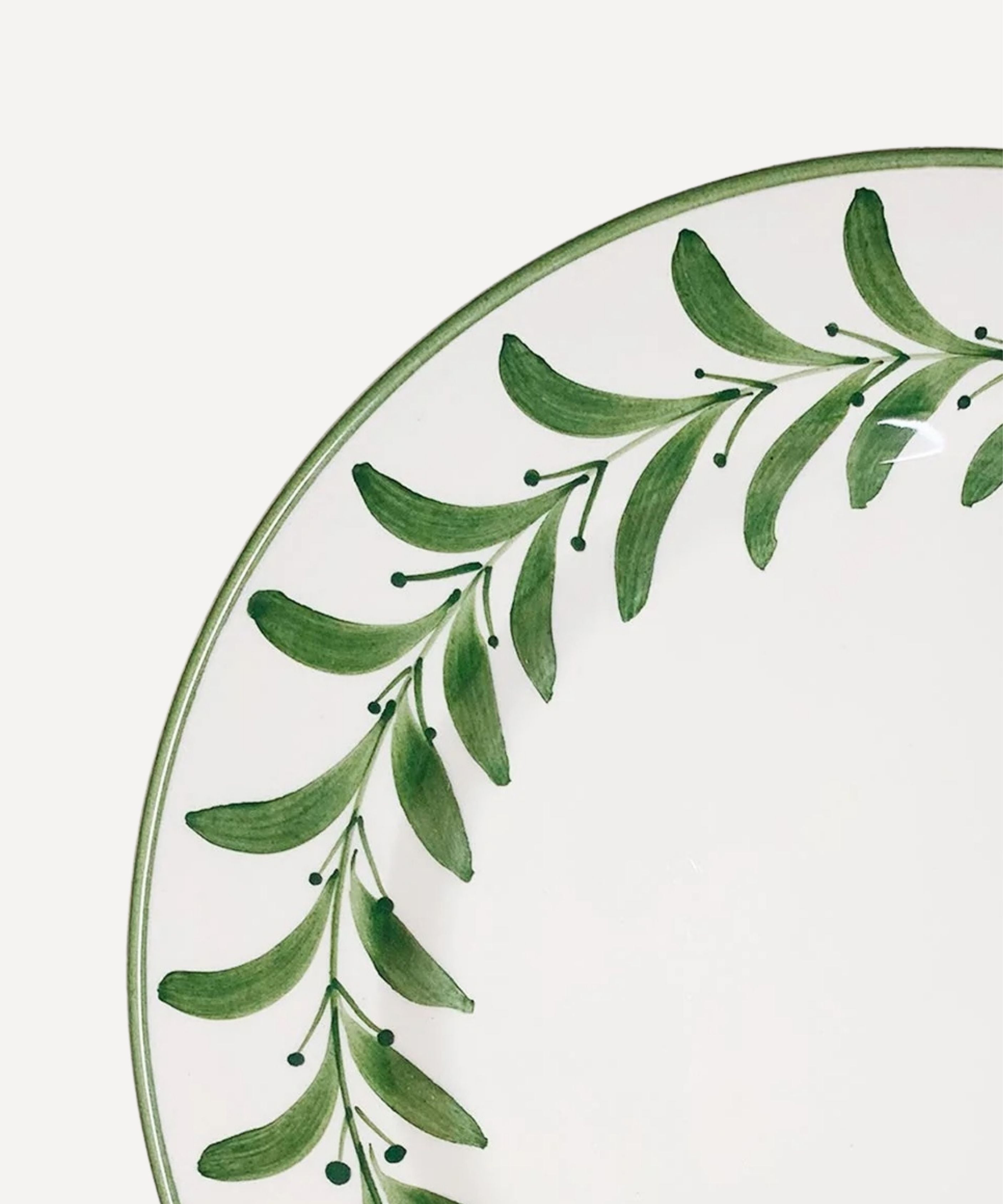 Helecho Side Plate | Fern Green