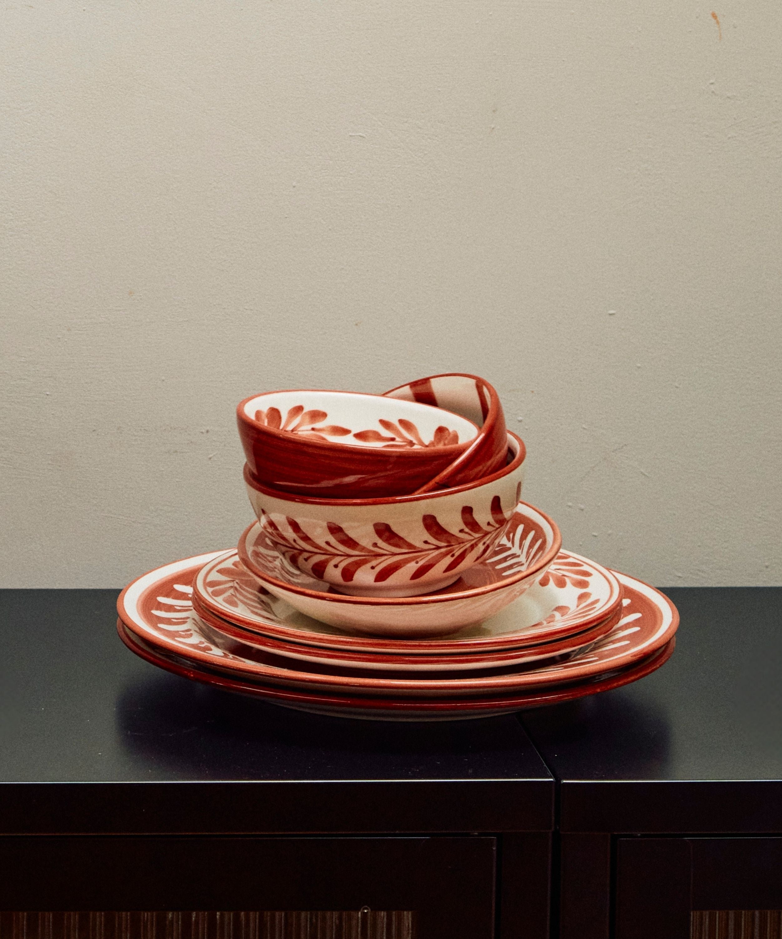 Flor Tapas Bowl | Rust Red