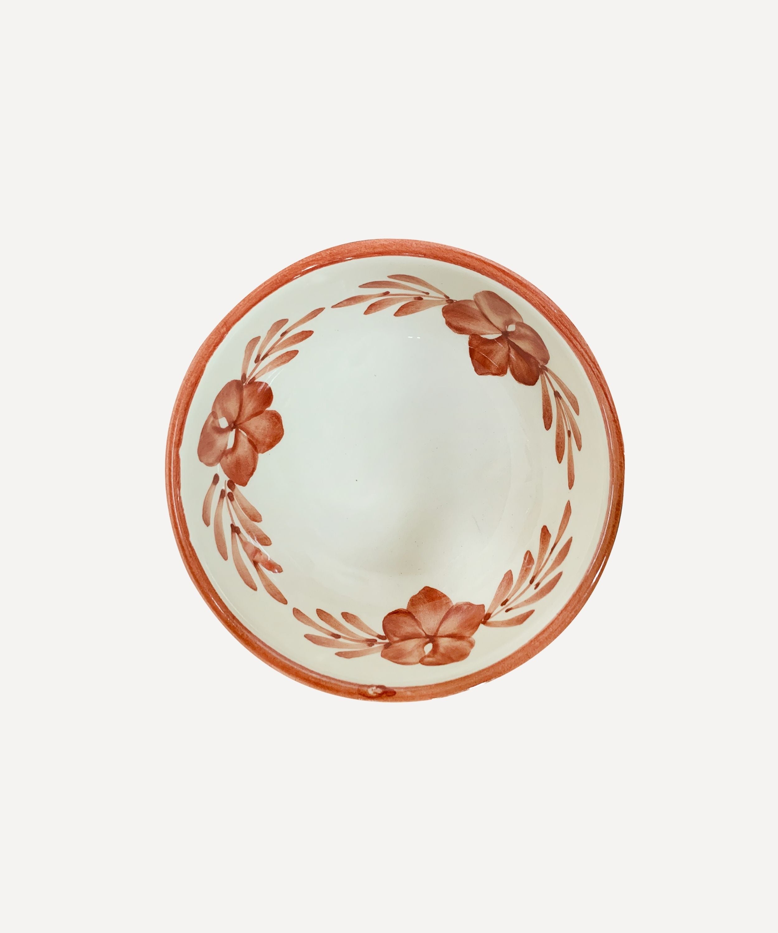 Flor Soup Bowl | Rust Red